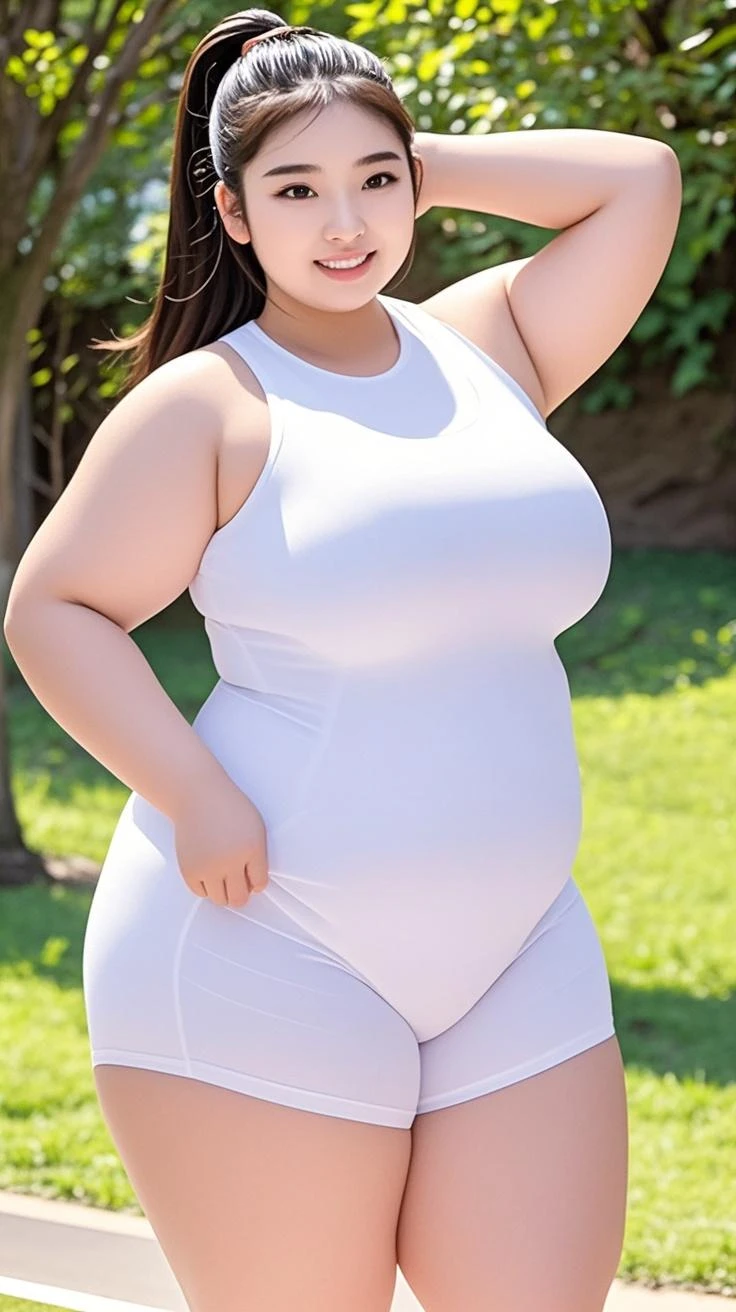 Rachel, Pregnant women, Portrait of a 60-year-old woman with very long dark red hair, very voluptuous body, mature 60 year old woman, Sexy smile, 8k, Detailed Background, Surreal, realism, Garden Museum, Browsing Caution, White high-neck leotard, showing whole body, whole body, big , Perfect breasts, Very large breasts, View the viewer from above, Expressionless, Soft lighting, Very detailed, Long Hair, Gothic Makeup, Sensual appearance, Curvy Model, very voluptuous body, Sensual body, Plus Size Women, Attractive plus size model, Pregnant women, Very long dark red hair, Gothic Makeup, Sensual appearance, Curvy Model, very voluptuous body, Sensual body, Plus Size Women, Attractive plus size model, White high-neck leotard, White high-neck leotard, White high-neck leotard, Very long dark red hair,