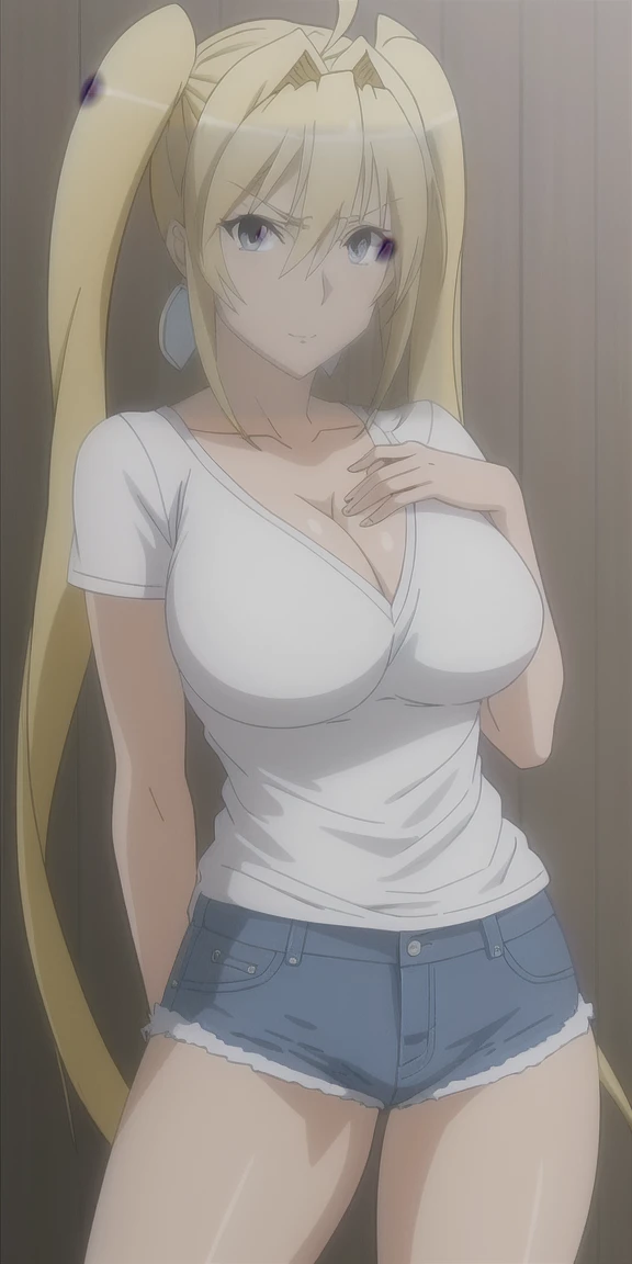 Simple White Background,
white shirt,collarbone, cleavage, bare shoulders,
armbands,
blue eyes, blonde hair,bangs,Long_hair,hairband,
1 girl, 20yo,Young female,Beautiful Finger,Beautiful long legs,Beautiful body,
Beautiful Nose,Beautiful character design, perfect eyes, perfect face,expressive eyes,perfect balance,
looking at viewer,(Focus on her face),closed mouth, (innocent_big_eyes:1.0),(Light_Smile:0.3),
official art,extremely detailed CG unity 8k wallpaper, perfect lighting,Colorful, Bright_Front_face_Lighting,White skin,
(masterpiece:1.0),(best_quality:1.0), ultra high res,4K,ultra-detailed,
photography, 8K, HDR, highres, absurdres:1.2, Kodak portra 400, film grain, blurry background, bokeh:1.2, lens flare, (vibrant_color:1.2),professional photograph,
(Beautiful,large_Breasts:1.4), (beautiful_face:1.5),(narrow_waist),