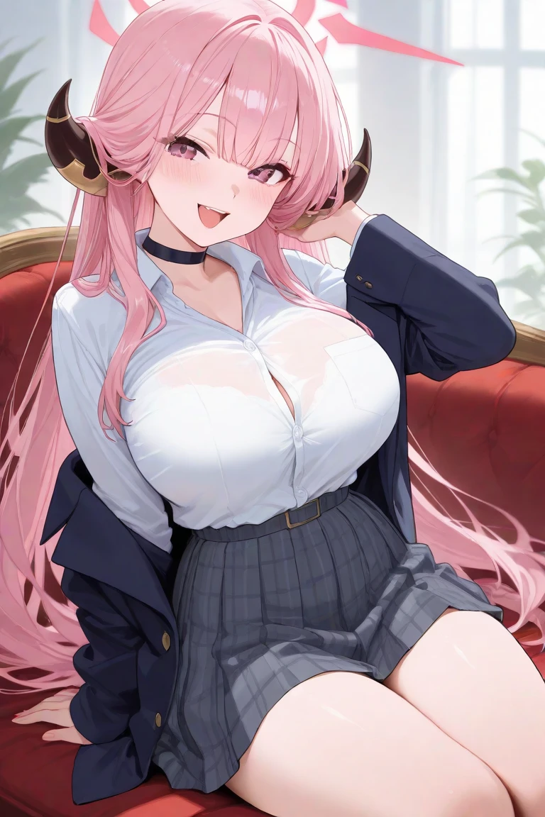 1girl, nsfw, masterpiece, best quality, slender girl with hourglass body and massive breasts, solo, pretty, cute, shy girl, ((girl wears white blouse, pink vest, brown pleated skirt, short skirt)), cleavage, sexy, girl shows enticing breasts, enticing thighs, ((platinum blond hair, long hair)), indigo eyes, detailed eyes, beautiful eyes, delicate eyes, ((hourglass body, sexy body)), correct anatomy, correct limbs, ((massive breasts, large breasts)), juicy lips, pouty lips, [detailed background (korean school, korean high school, Seoul, south korea)]