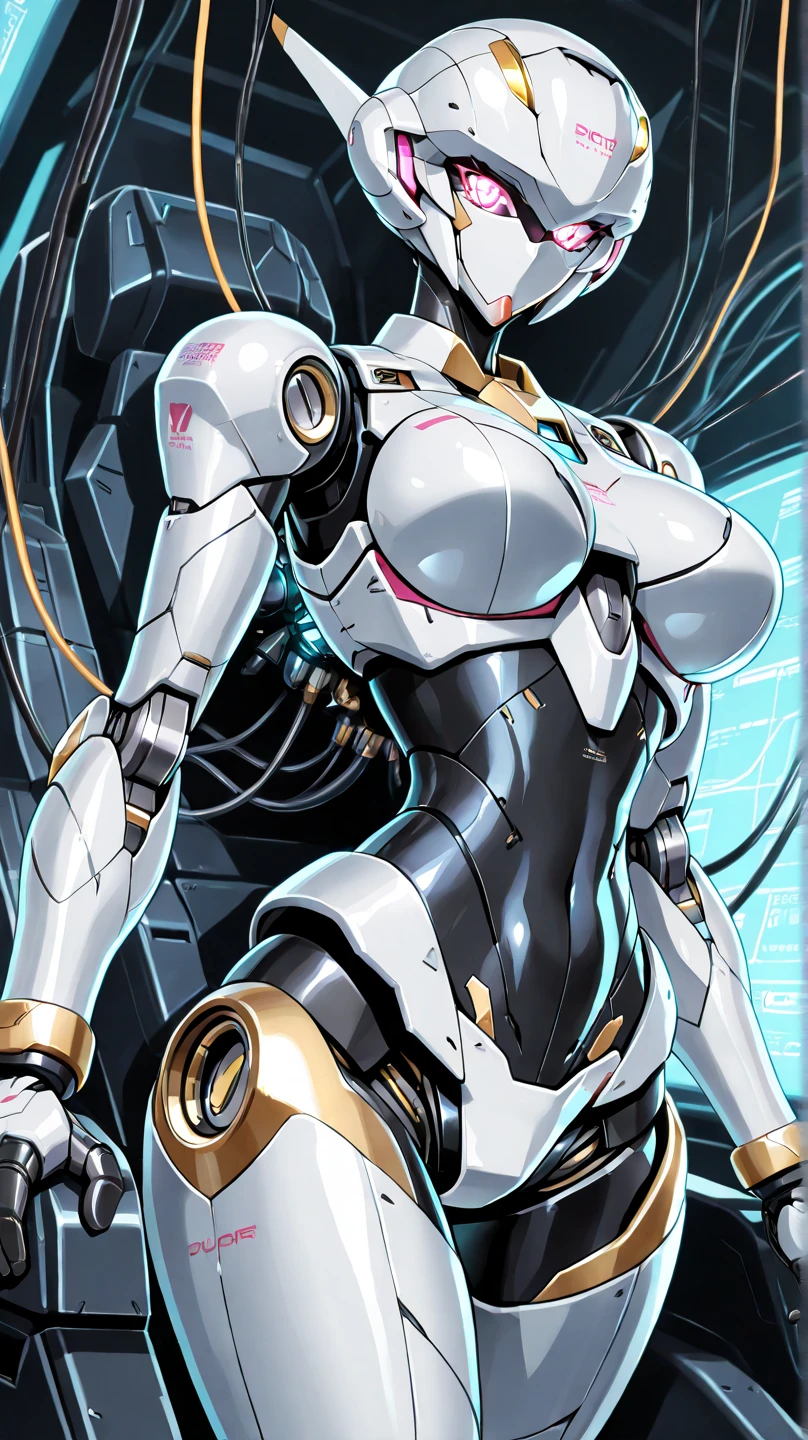Premium cyborg female robot