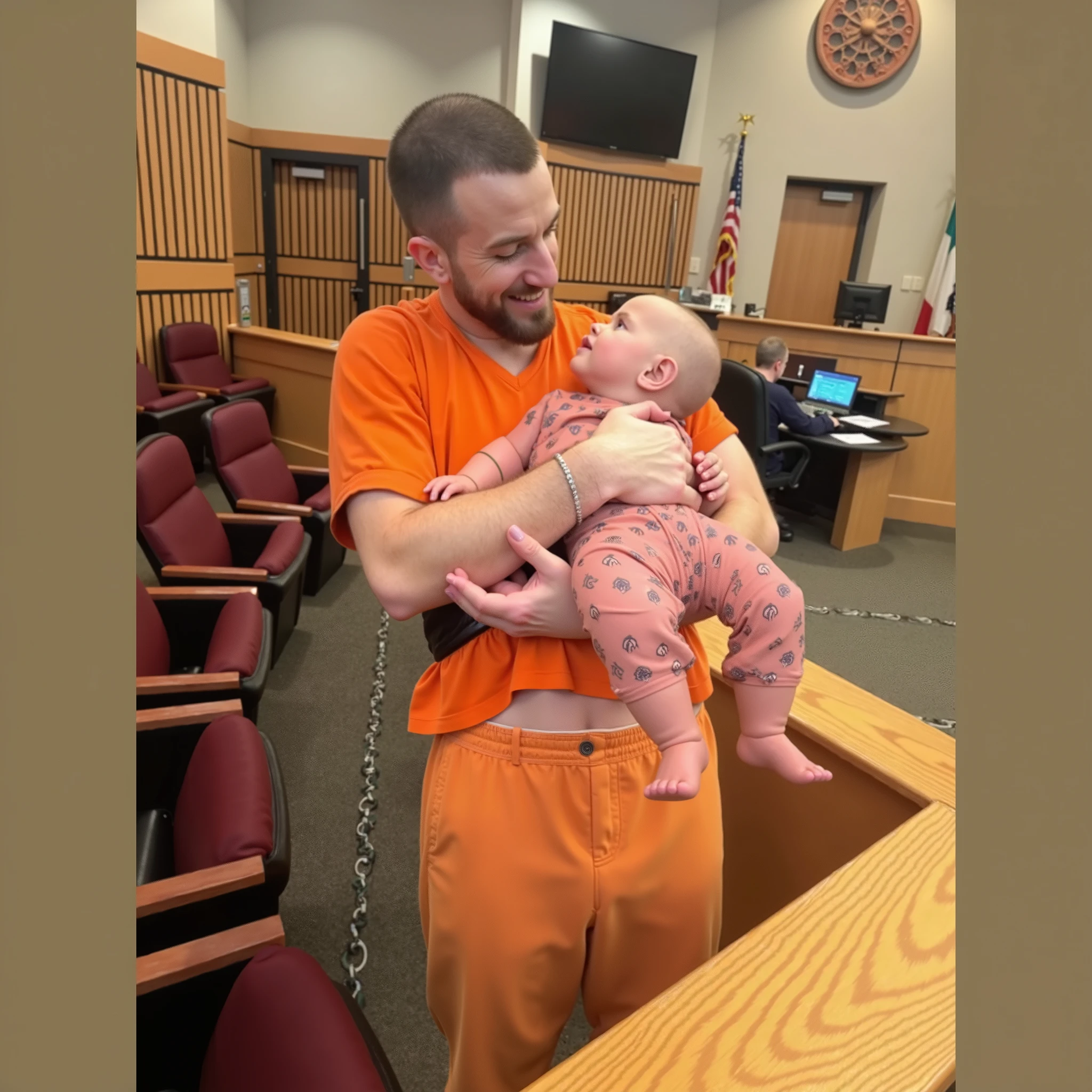 Please put different clothes on him and put them somewhere special