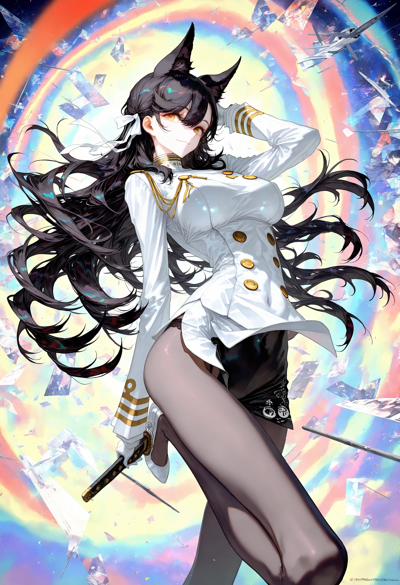 Atago \(azur lane\),
(artist:quasarcake:0.8),extreme aesthetic,(wlop:0.6),honjou honjou raita,lack,rella,e,raita,lack,rella,e,masterpiece,best quality,good quality,newest,year 2024,year 2023,very aesthetic,absurdres,Visual impact,
A shot with tension,ultra-high resolution,32K UHD,sharp focus,best-quality,masterpiece,Emotionalization,unconventional supreme masterpiece,masterful details,temperate atmosphere,
with a high-end texture,in the style of fashion photography,(Visual impact:1.2),giving the poster a dynamic and visually striking appearance,impactful picture,
offcial art,colorful,movie perspective,masterpiece,best quality,amazing quality,very aesthetic,absurdres,best quality,newest,curvy,