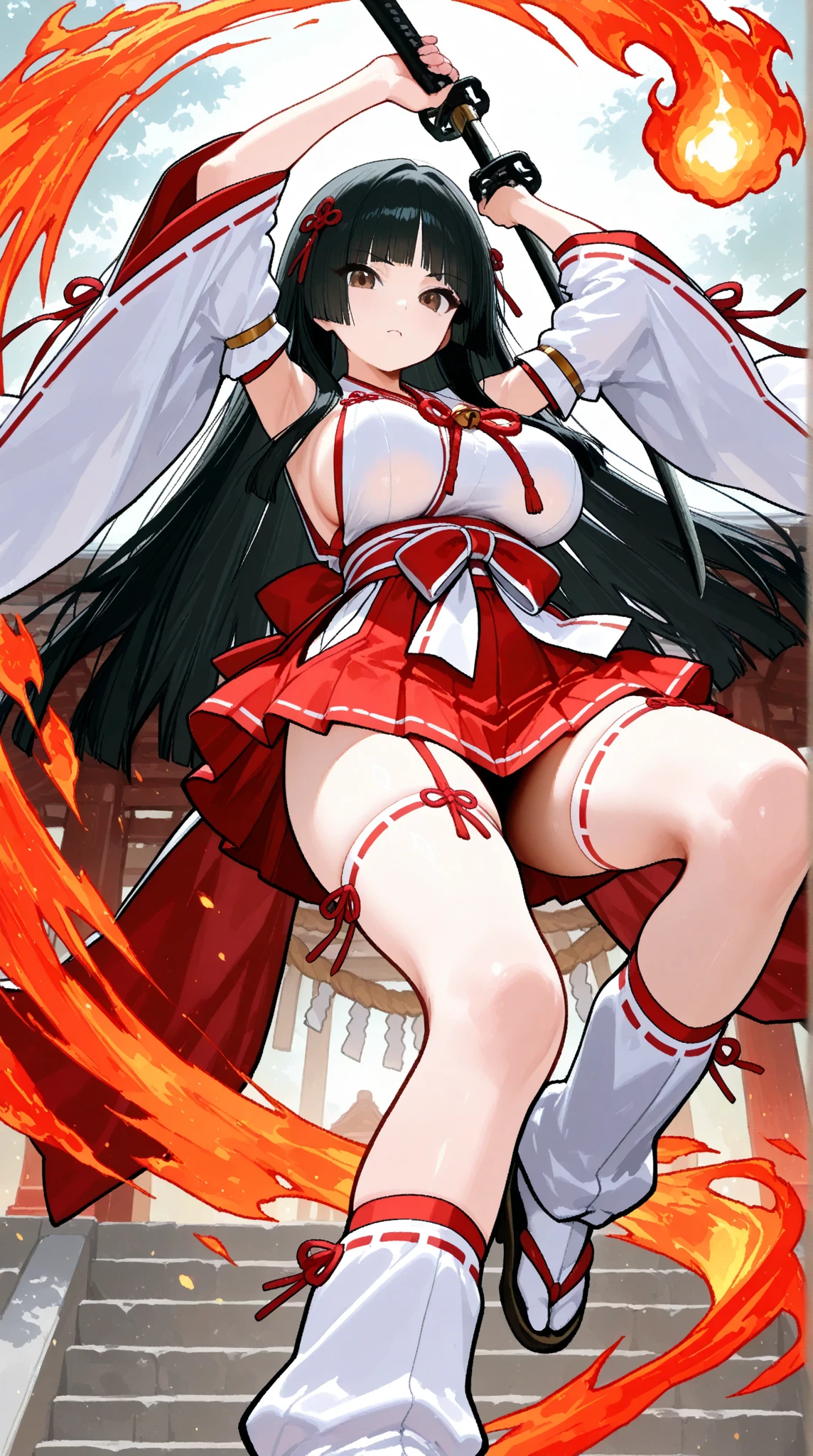 Megumin,open legs,big tits,