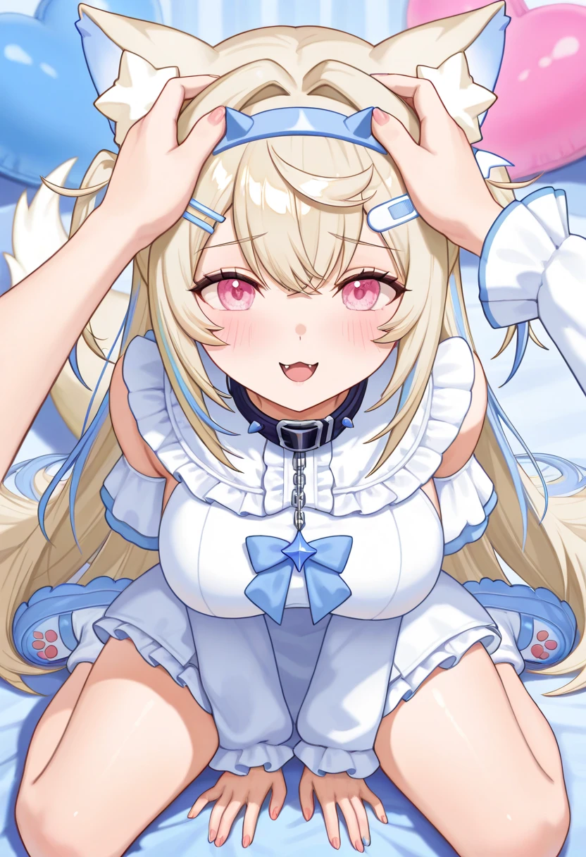 Clear for content,high quality,Hanako(blue archive),in (genshin)kokomi's dress