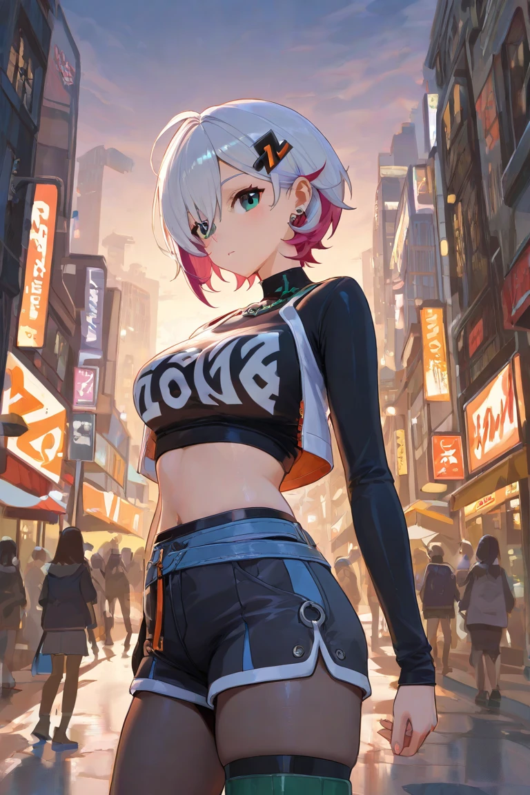cute little bunny ,(((little , small tiny body, ))), (((6 years old))),((anime little bunny with extremely cute and beautiful fuchsia hair walking down the street)),(((bunny girl,anthro furry cute,bunny-girl))),(((bunny ears,bunny ears on head,big bunny ears))),
(((flat chest))), (((fuchsia hair:1.35,short fuchsia hair,colored inner hair,ear breathing,))),((heterochromia, eye1 fuchsia, eye2 pink, perfect eyes, upturned eyes:1.3, beautiful detailed eyes, finely detailed beautiful eyes:1, big highlight on eyes:1.2, slanted eyes)), (((freckles on the face, freckles,freckled girl))),("44" ON SHIRT"), (((lustrous skin:1.5,bright skin: 1.5,skin tanned,shiny skin,very shiny skin,shiny body,plastic glitter skin,exaggerated shiny skin))),(delicate detailed fingers,detailed body,detailed arms,human hands, detailed hands),
cute,slutty,,erotic,nsfw,
zettai ryouiki,revealing clothing,show skin,((rave shirt, fluorescent colored shirt, rave mini-skirt,visible thong straps)),(wearing a rave outfit:1.3,rave clothes,semi-naked,with little clothing,),(detailed outfit,detailed clothes),
(dynamic pose:1.0), solo focus, embarrassed, centered, scale to fit dimensions, Rule of thirds,
outdoors, ((night view)), (cyberpunk night street Background: 1.5,dark sky,alleyway,lonely alley,thick clouds, detailed background:1.25),
(best quality), (high resolution), (sharp focus), (ultra detailed), (extremely detailed), (extremely high quality artwork), 8k_wallpaper, (extremely detailed CG 8k),(very fine 8K CG), ((hyper super ultra detailed perfect piece)), flawlesasterpiece))), illustration, vibrant colors, (intricate), High contrast, Selective lighting, Double exposure, HDR (High Dynamic Range), Post-processing.