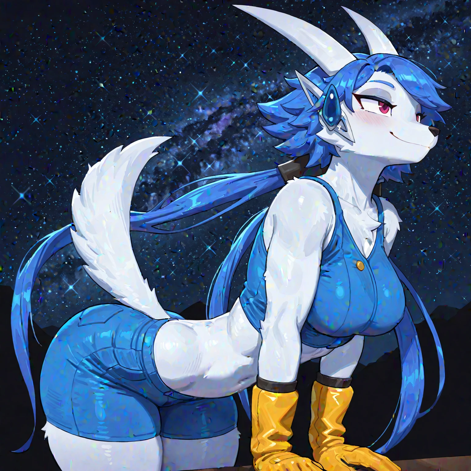(obra maestra)), ((mejor calidad)), ((high resolution)), ((finamente detalle)), 1 chica, hatsume miku x suicune, 2 brazos, 2 piernas, sonrisa caitivadora, orejas de kitsune, cuerpo completo, beach landscape, sunset, patas hermosas, pisadas de zorro, posando para la camara, recostada sobre la arena, fullbody view, fancy girl, back pose, long fluffly tail, open ass with hands, japanesse eyes, ojos hermsoso y detallados, mirada sensual, vagina visible, vagina creampie, pleasure face, arms up, gitana dancing, faldilla arabe, baile sensual arabe, long hair, purple flash