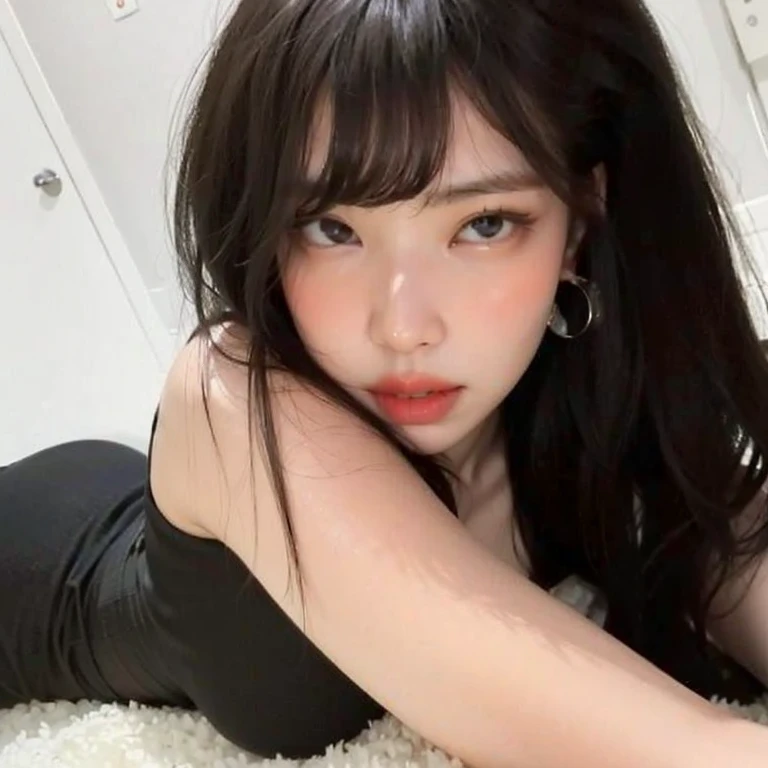 Goth girl, Extremely Realistic, extremely sexy, very beautiful, big ass, thick legs, 8K, Extremely beautiful, beautiful face, Vampire, dark supernatural vibe, cinematic lighting, ultra realistic, high quality, 16k, Alonea, sexy, seductive eyes look, indoors, gigiandalucia, 1 hot girl, long black hair, intense eyes look, pale-white skin (illuminated), lipstick, capelette, gothic, neckband, natural medium breasts, big hips, thick legs, realistic shading, different sensual poses, bedroom background, blurred background, depth of field, dream atmosphere, vampire gothic aesthetic, 
