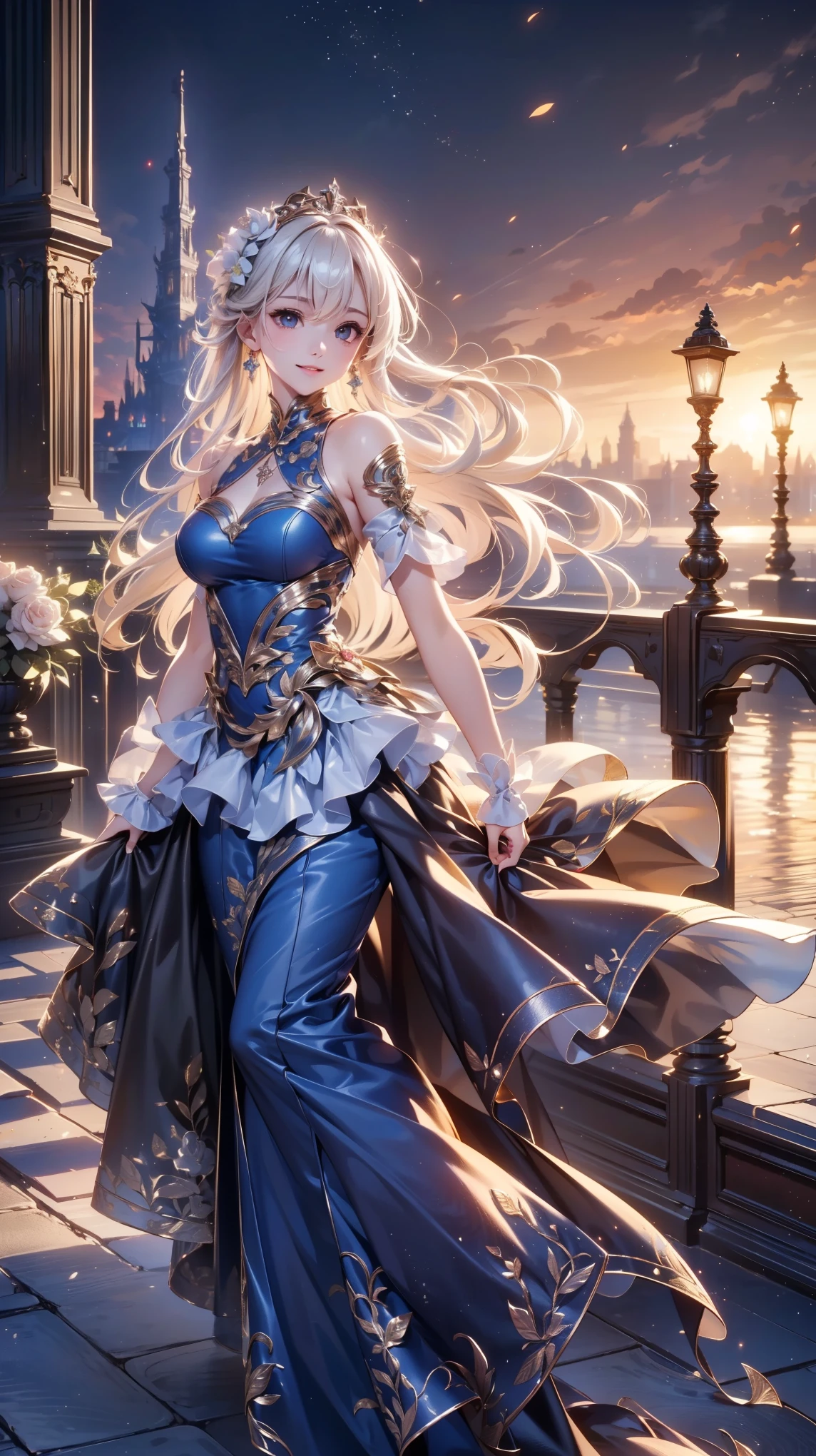 ( very detailed目, very detailed顔), ( realistic にสุดๆ, high resolution ), ( Top Quality :1.4), ( Top Quality ), portrait, 5, Midea, 1 girl ,score_9, score_8_ up, score_7_ up, score_6_ up, score_5_ up, score_4_ up, realistic skin texture that lasts deep into the middle of the night 、 Deep Night , RAW photos , ( realistic に, realistic :1.37), very detailed, Pro Pictures , (masterpiece:1.3, Top Quality , s uper high resolution, Ultramore ), ( realistic , photo realistic :1.4), beautiful illustrations , perfect lighting, anime style .( masterpiece : 1.2), ( very detailed: 1.2), ( very detailed CG: 1.2), ( high image quality : 1.2), (最 high image quality ), 8k, animated illustration , 、 beautiful girl 、とても cute天使、 gothic dress 、 cute、、smile、 long skirt、 Black Long Boots 、 Turquoise Eye, cute女性 ,street, Candy Store , sign,European Buildings,slate paved ,Rose flower,