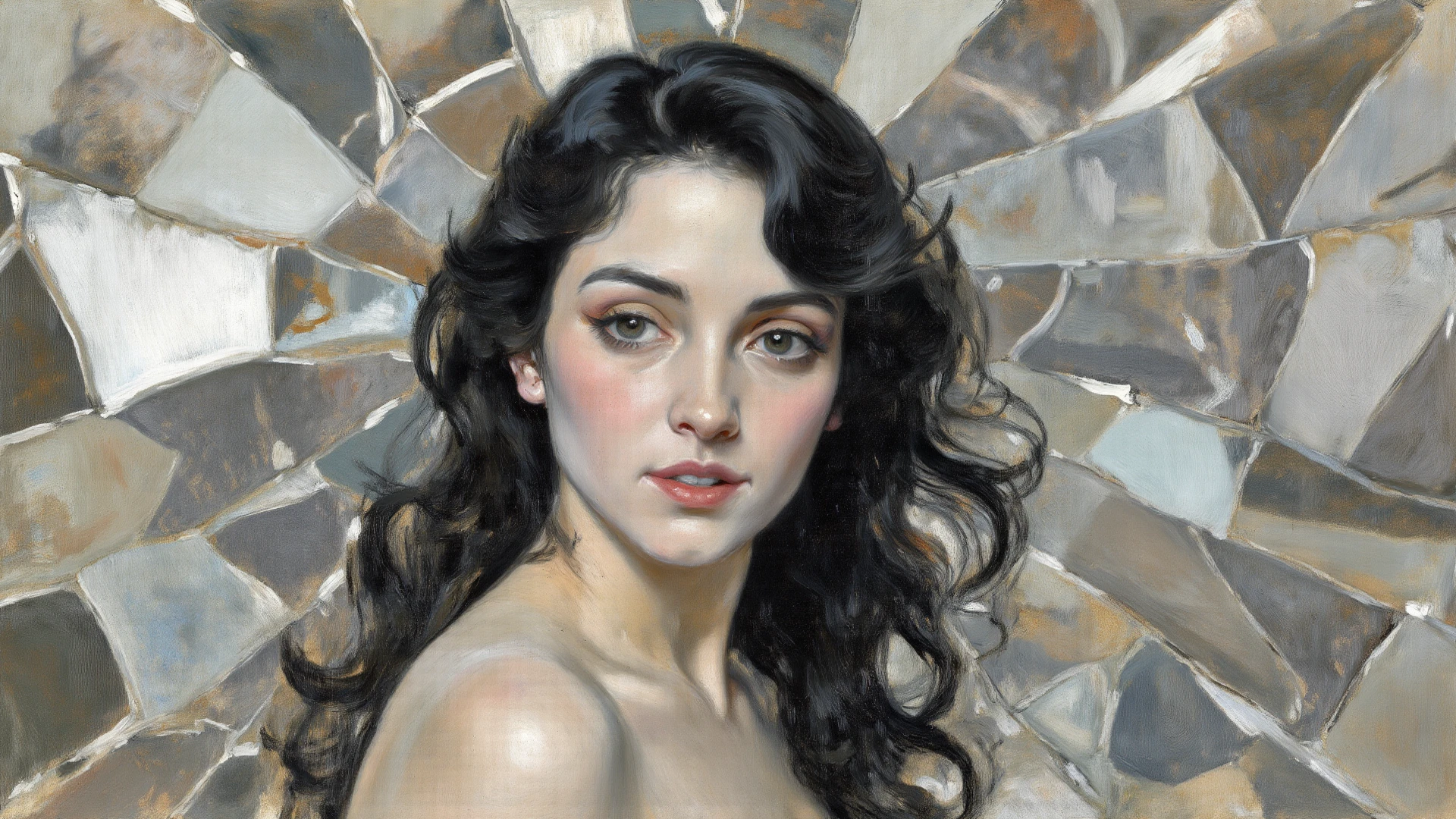 (art inspired in juan gimenez). oil painting)
