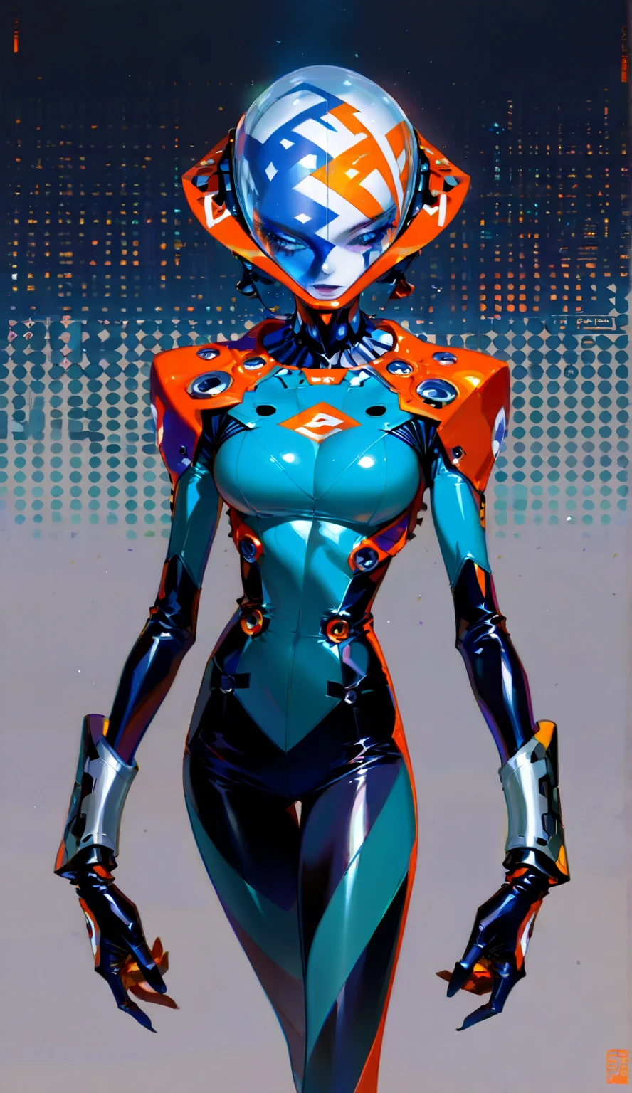 Uma garota Alien de cor azul, usando um sfw crop top rasgado, super realista, altos detalhes, melhor qualidade