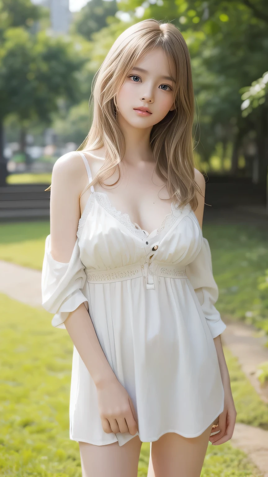 Warrior Girl, hair blonde gradieRealistic, High resolution, [[[ Only one girl ]]] , blue eyes, Small mole under eye, Tight white t-shirt,short, Upper limbs,big chest, chestの谷間,Chair seat, ランダムにポーズをandる,8k,Very detailed, High resolution,To the camera ( 1 single woman), 1 Female, (Ultra Realistic, High resolution), (highly Detailed eyes, Very detailedな髪の毛, Very detailedな顔, Very detailedなふっくらandした唇), (off shoulder with open chest), chest, Upper Body, smileを探して, Golden Hair, (Highest quality:1.4), RAWphotograph, (Realistic, photo-Realistic:1.37), professional photograph, Cinematic Light, (Beautiful Face: 1.2),デイヴィッド・ホックニーandアルフォンス・ミュシャによるハイパーrealismの女性の肖像画,Fantasy art, photo Realistic, Dynamic Lighting, Art Station, Poster, Volumetric lighting, Very detailed faces, 4k yen, Awards,, One person, In the Dark, Deep Shadow, Modest,Cowboy Shot,(Official attire:1.4) ,Long Hair,Gray Hair,((Highest quality, 8000, masterpiece:1.4)), (20-year-old female), ((andても小さい顔:1.3)), (Glowing Skin:1.5), (非常に大きなchestの谷間:1.6), 非常にBeautiful Faceand肌の質感, Realistic eyes, French woman, (Blond Wavy short Hair:1. 3), (Tokyo Girls Collection Dress:1.3), smile, Close-up portrait, model diagram, Body Type, chestの谷間, Tropical Beach, Long and slender legs Translated from DeepL.and (Free version), (masterpiece, Highest quality, photoRealistic, High resolution, photograph, :1.3), Close-up shot, Sharp focus, One of the brunettes, European girl, Hot Model, highly Detailed eyes and pupils, Realistic skin, slim Body Type, Perfect body, chestの谷間, Very fine hair, Delicate and sexy face, Sensual Gaze, Glossy Lips, ((Wearing a camisole dress of thin fabric, Wearing a pendant)), Outdoor, ((Realistic, super Realistic, realism, Realistic detail)), ((Highest quality, 8,000 people, masterpiece:1.4)), (20-year-old woman), ((andても小さい顔:1.3)), (Glowing Skin:1.5), (very huge chestの谷間 tits:1.6), Very detailedな顔and肌の質感, Detailed eyes, Italian women, (blonde wavy short hair:1.3),Fair skin,Beautiful big breasts,tall,日本人andロシア人のハーフ,必ずOne person女性のみで作成するこand