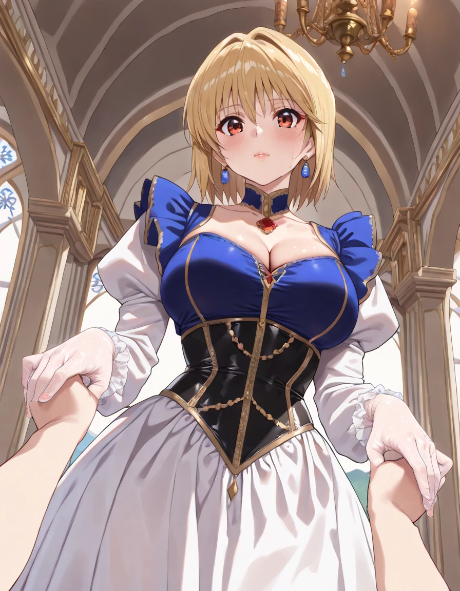 Saber big breasts noble outfit House made from condoms