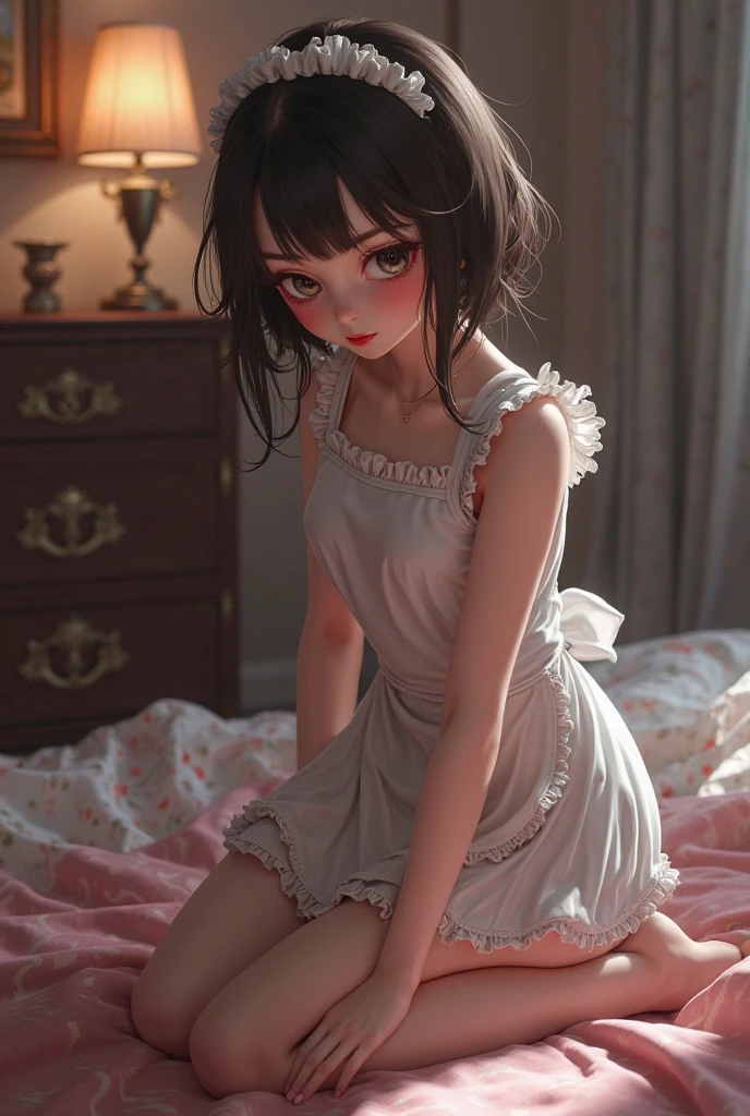 8 year old girl with white stockings