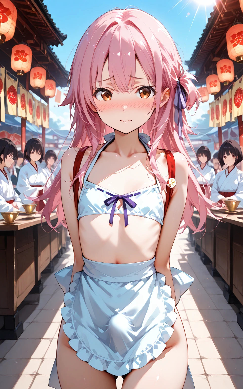 masterpiece,High resolution nilou,One girl,yukata,Summer Festival at Night,Red Hair,Short Hair,high school girl,nsfw,yukataセックス,sex,Insert,