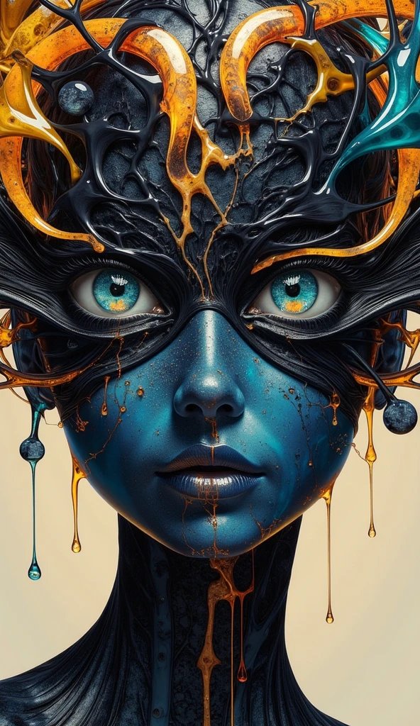 photography in the style of detailed hyperrealism ,cinematic composition,a black and neon orange cherubim,Alberto Seveso,creature drawing a triangle in the style of fisheye effects, colorful moebius, studyplace, hdr,  photorealistic paintings, charcoal drawing, realistic sketched charcoal,expressive,hyper detailed,intricate,poster,artstation, <lora:add-detail-xl:1> <lora:MJ52:0.3>