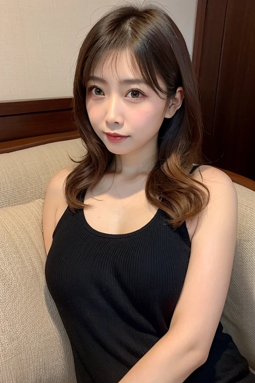1 girl, NSFW, (White background), ((8K, RAW, Masterpiece: 1.4)), (Professional Photoshoot, sharp:1.2), ((Portrait shot)), Perfect dynamic composition, (Natural sunlight), (Soft Shadow), (Perfect body:1.4, Slim abs:1.2), ((Japanese Hairstyle:1.4, Huge breast:1.6)), Medium long hair, Ultra detail face and skin, Perfect Asian, white skin, (Detailed skin:1.3),(Latex skin:0.4), (Perfect Glossy Skin:0.6), Yuki Shiramori, blonde hair, light brown eyes, beautiful eyes, round eyes, pretty face, Blushing face, glossy lips, high nose bridge, lustrous eyes, a face of perfect proportion, realistic humid skin, Exquisite Expression, lightly smile to the camera, Looking at camera, exquisite expression, elegance necklace, elegance earrings, minimalist, ((selfie shot)), close up, showing cleavage, wearing( black micro bikini)