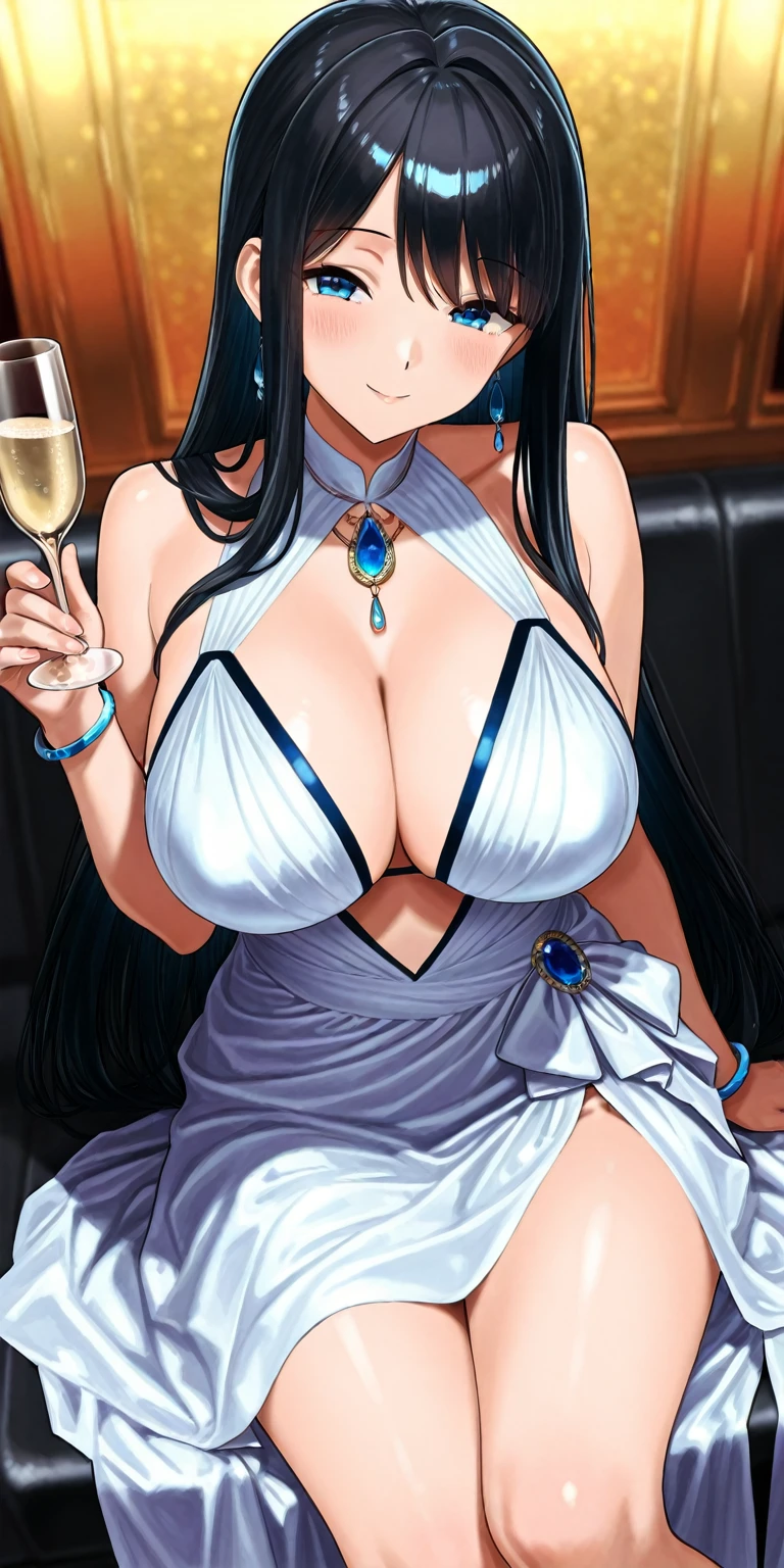 ((upper body portrait)),(masterpiece), best quality, expressive eyes, perfect face, 1girl, solo, anime characters are hugging and posing for a picture, genshin, characters from azur lane, wlop and sakimichan, keqing from genshin impact, white cyan, cushart krenz key art feminine, from the azur lane videogame, genshin impact character, genshin impact, epic light novel art cover, anime cover