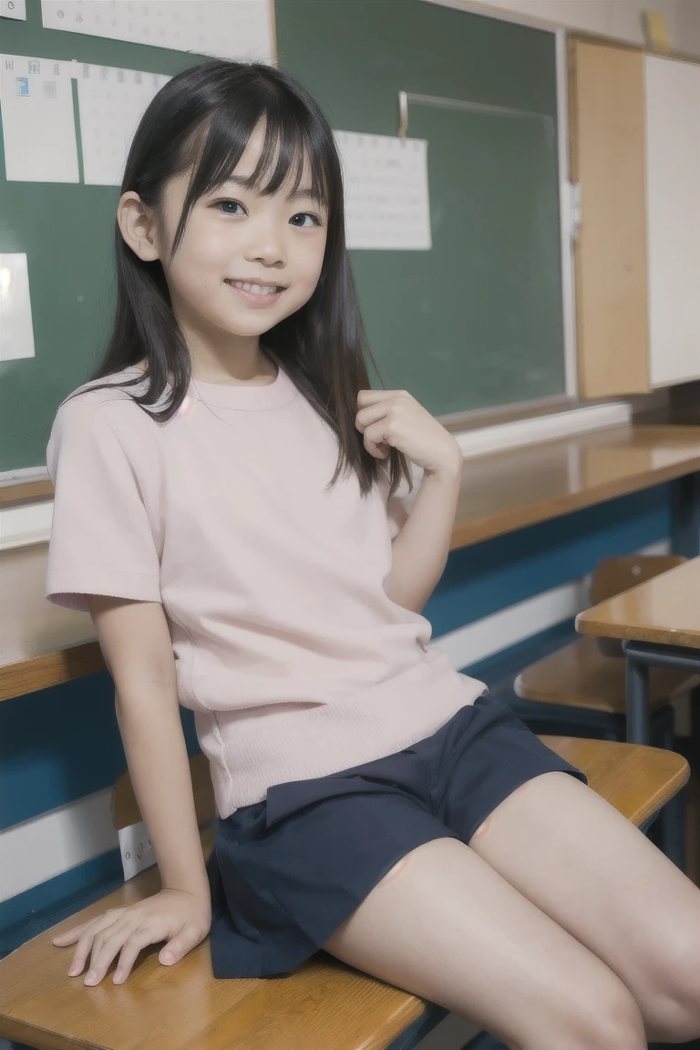 hight resolution、high-level image quality、in 8K、Real live-action、生a picturegraphy、top-quality、masterpiece、超hight resolution、生a picture、ren、Beautiful fece、masutepiece、((Obscene content))、For adults、charm of 、absurderes、((((Japan elementary school students))))、Japan Girl、((8years old))、((with round face))、((Thick eyebrows))、((Cute little face))、(((((Shy laughter)))))、de pele branca、Juvenile physique、short neck、Smaller chest、kne、 thighs thighs thighs thighs、独奏、fullllbody、Very nice、(((Children's Clothing:1.0) ))、 ((Pubic area))、(Mansuji)、((Children's Clothing))、(Photorealsitic:1.37)、Photon mapping、Realistic、Radio City、Physically Based Rendering、depth of field rally background、a picture、(((a junior idol in Japan)))、Sparkling eyes、shiny lip、too bright natural light、The Bright Sun、Too bright sunlight、(((((8years old)))))、(((Pubic area)))、((Phetcha Pai))、Alone,((Short hairstyles、Short-cut hair))、(A room in a western-style hotel)、(on the beds)、Show each other、Open your legs、Open your crotch、Show me your panties