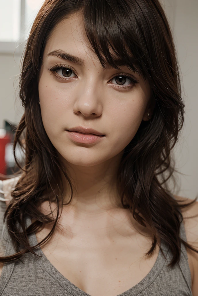 best quality, face focus, soft light, ultra high res, (photorealistic:1.4), RAW photo,
1japanese girl, solo, cute, (pupil, lights in the eyes), detailed beautiful face, (),(high resolution detail of human skin texture),
(long hair),m
indoor,
Damask Shirt Dress,
(portrait)
