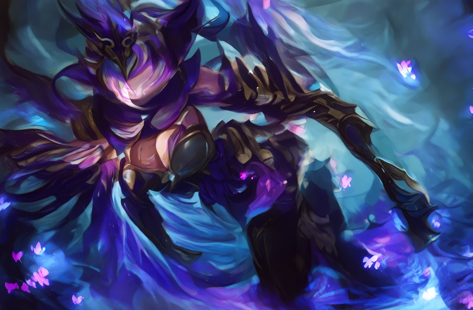 A woman dressed in purple holds a sword and blue light, Splash Art, league of legends art style, league of legends character art, iconic character splash art, league of legends splashart, league of legends splashart, arcane jayce, league of legends style art, league of legends art, Official Splash Art, League of Legends character