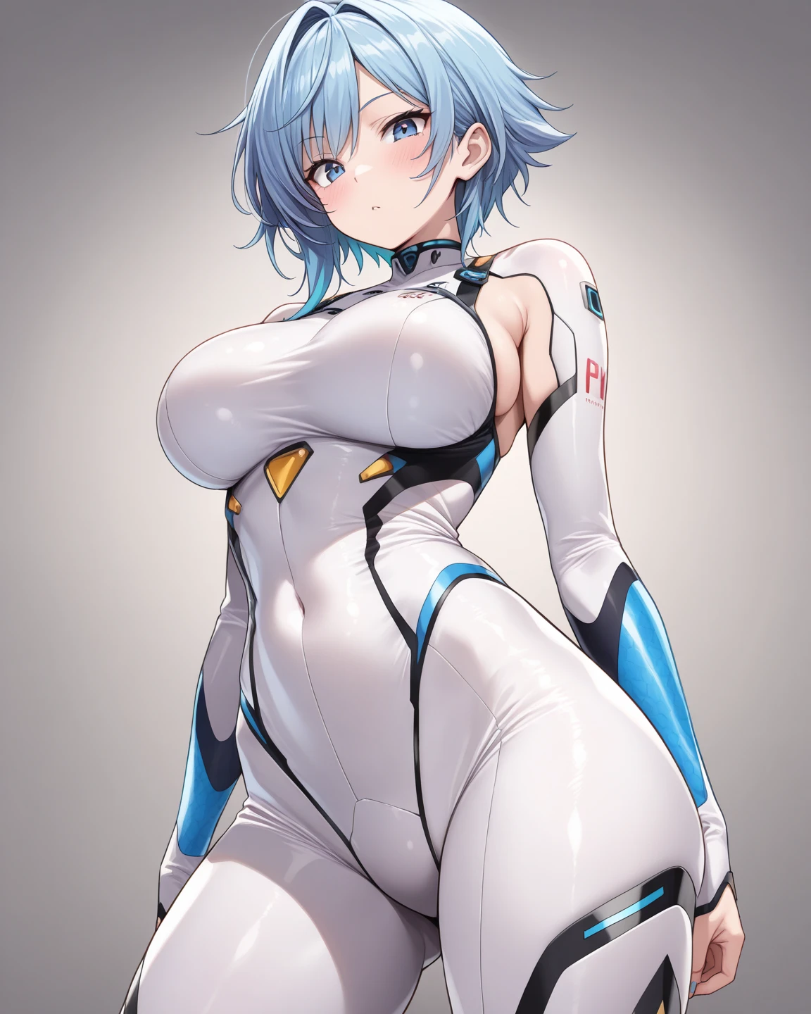 ,girl,, muscular female, alternate muscle size,,muscular ,biceps,muscular thighs,rei,eva