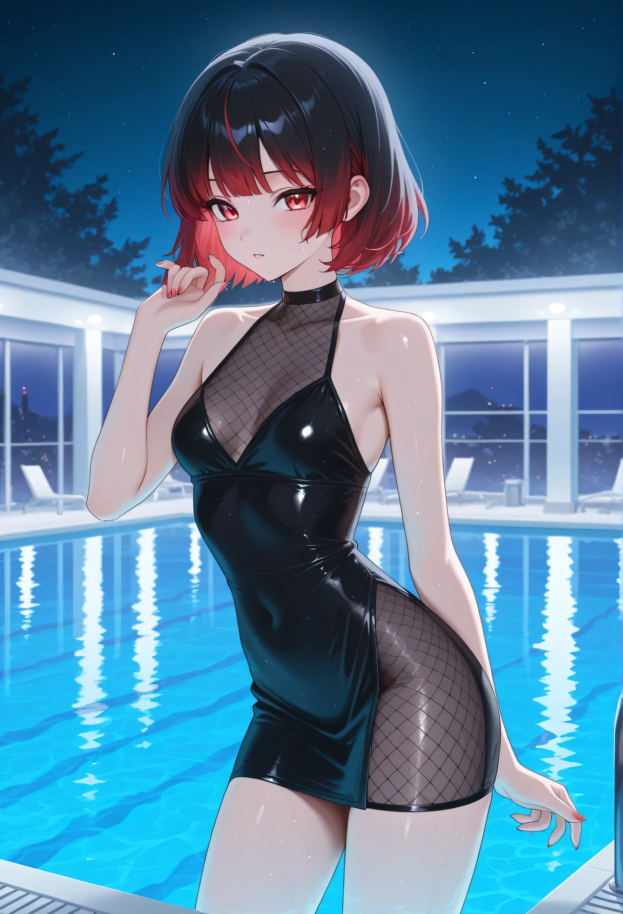 sexy young girl, good body, redhead de cabello largo de ojos azules, naked, sexy pose, wet, in pool, sexy, cara ahegao, redhead, masturbation, masturbating, touching, excited, tongue out, wet, crouching pose, muy wet, legs open, touching, hand in vagina, fingers in the vagina, Vagina sexy