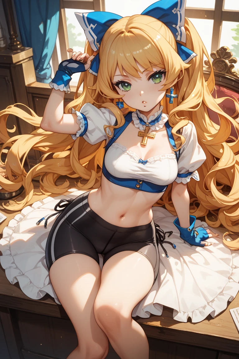 ((kiraradef)):1.5,((masterpiece,highest quality,Highly detailed images,Beautiful images))(kirara images,Japanese garden、Ornamental pond、Fun pose、Bright natural light throughout、Backlight、A fantastic atmosphere、Dust flutters)1.3,(kirara:Full body image)、(Ample breasts、underboob or sideboob, Exposing shoulders、Exposing your belly):1.2(smile)1.1(Remodeling Kimono、Separate top and bottom、Knee-high socks、Absolute area)