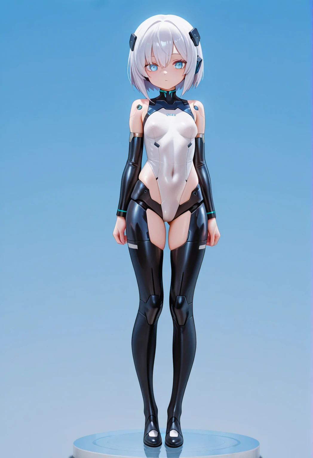 absurdity, A high resolution, Best quality,  Slimy girl, (Transparent:1.5), whole body,  barefoot,