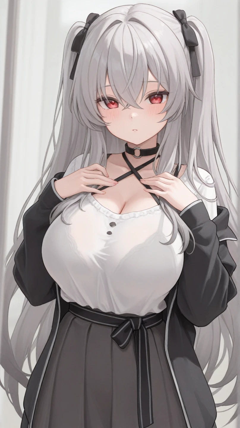 masterpiece, best quality, CG, wallpaper, HDR, high quality, high-definition, extremely detailed, blackhanekawa, black underwear, long hair,