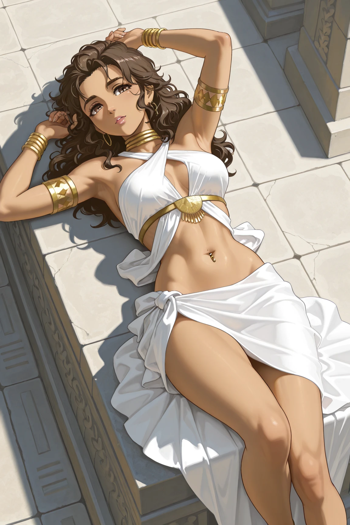full body standing straight bareoot, triplets, holding hands on bed, sleeping together, superheroine micro bikini, SFW girl, CHEST COVER, super sexy. best quality, realistic photo, cowboy shot, bedroom background, bed, sheet, pillow (Sherry) (RED eyes) PURPLE hair, 2BANGS hair, straight hair, solo, adult woman, slightly muscular, large breasted, cleavage, constricted waist, toned body, slight abs, thin dark skin, pointy ears, lipstick, makeup, black eyeshadow, circlet, white short dress, jewelry, bracelet, white gloves