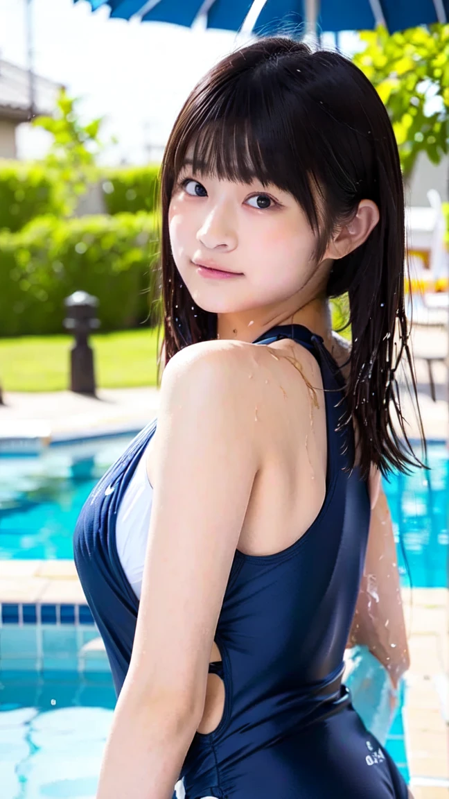Aiki Enami in a swimsuit