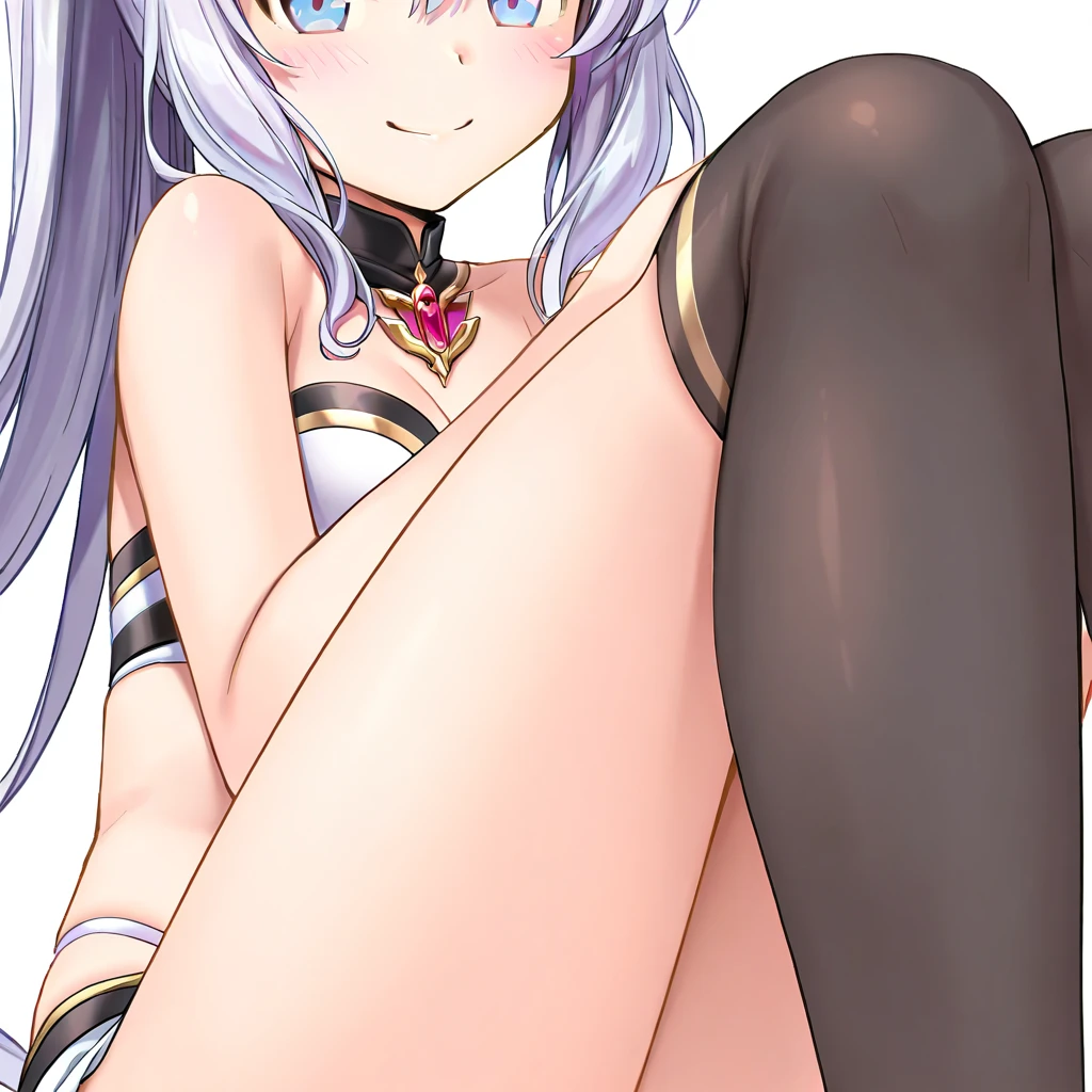(2000′s anime, masterpiece, Best Quality, Highly detailed), Simple background, 10yaers old, 1 juvenile (solo:1.5), full nudity (complete nude:1.5), Immature body, flat chest, large bulging areola, Nipple sunk into the areola, Thin arms and legs, Arms behind your head, Small butt, Squatting, Spread legs, phimosis dick, Perfect Anatomy, NSFW,