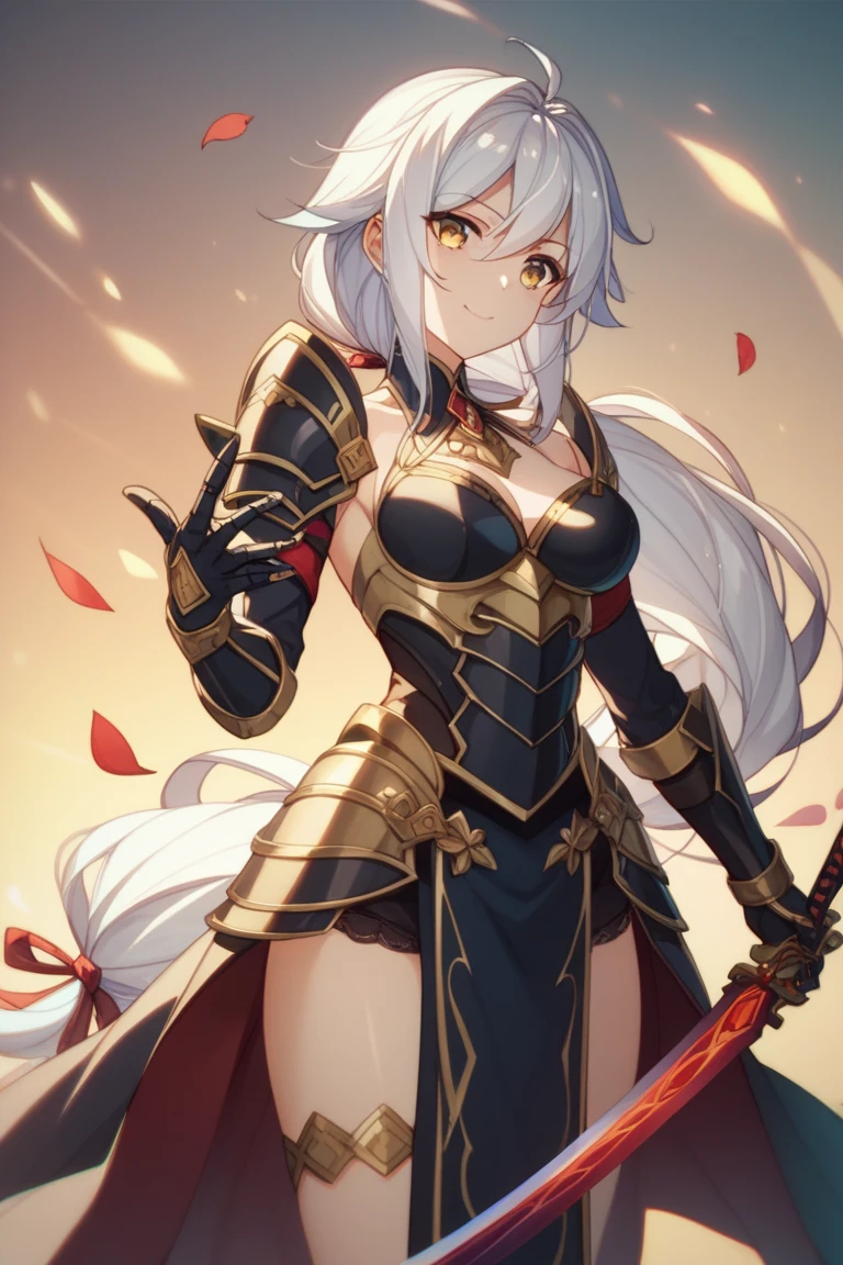 Dragon Girl,a knight girl,Dragon Horn,龙wing,armor,armor,Breastplate,Arm Guard,wing,巨龙wing,背后长着白色wing,白色wing,白色龙wing,Tail,龙Tail,巨龙Tail,白色Tail,White hair,Long hair,horn,Fangs,Laughing,Maniac,Sassy,Tights,Leather pants,shorts,Big Ass,Big breasts,Big breasts,Fat Breasts,Fat Ass,Big butt,Big breasts,full,background,奇幻background,街道background,Close-up above the waist,Standing,face,Look directly into the camera,Front view,Body Positive,街道background,街道background