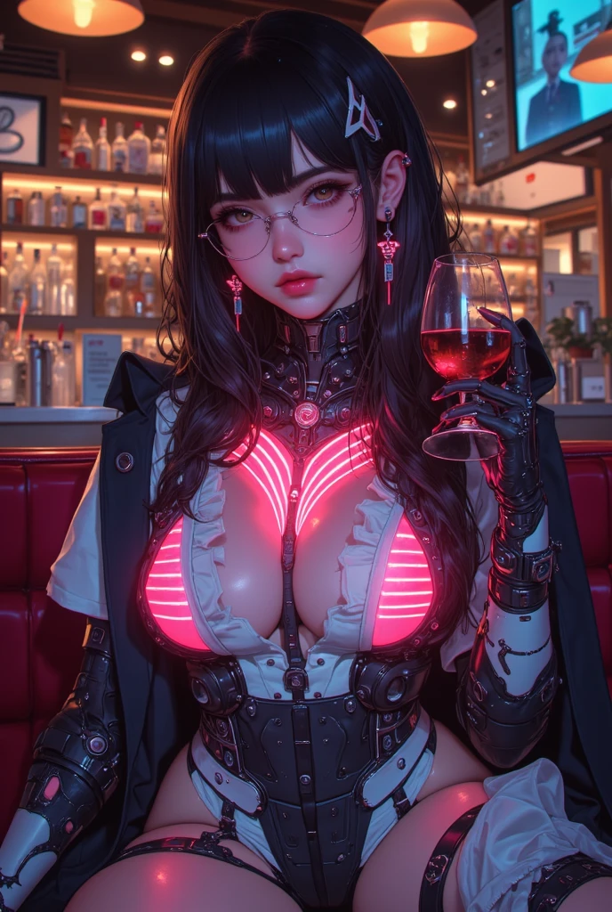 cyberpunk beauty,science and technology