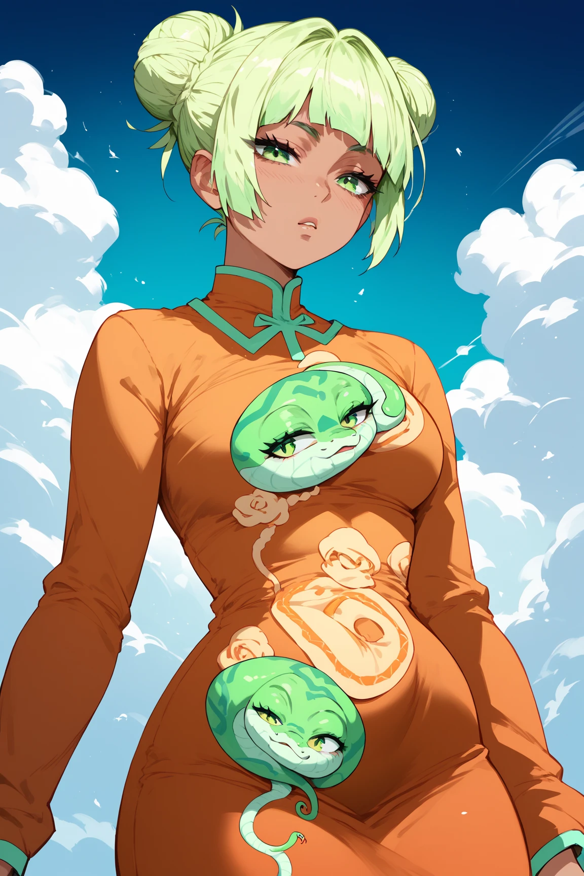 (masterpiece, bestquality, ultra-detailed, 8K high resolution, artstation on trending, Detailed Design), (safe for younger audiences, safe for children, safe for kids, safe for work, safe for public),
wind,
(flat design, ligne claire,, photorealistic, anime screencap:1.5),
(1girl, fullbody, looking at viewer, front view), (standing contrapposto pose, spread legs, Hands on hips),
(white background:1.5),
impossible clothes, extremely gigantic saggy breasts, impossible gigantic puffy nipples, (Clothes with clothes color nipple molds:1.5), cool girl, skinny