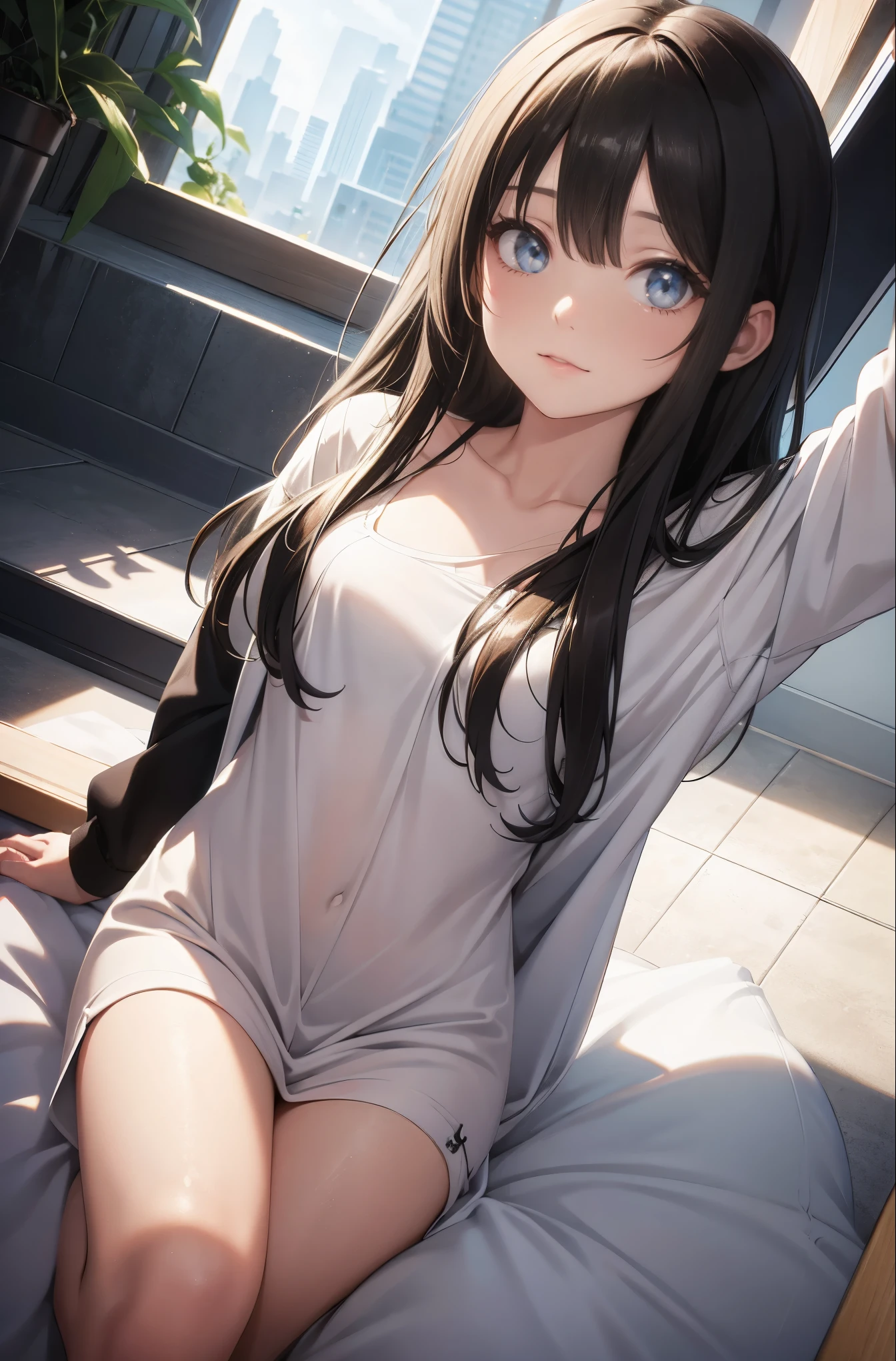 High quality、highest quality、complete limbs、Ultra high definition、vivid colors、Sparkling eyes、full finger、slender beauty、knee high、school swimsuit、school swimwear、surprised、resort hotel