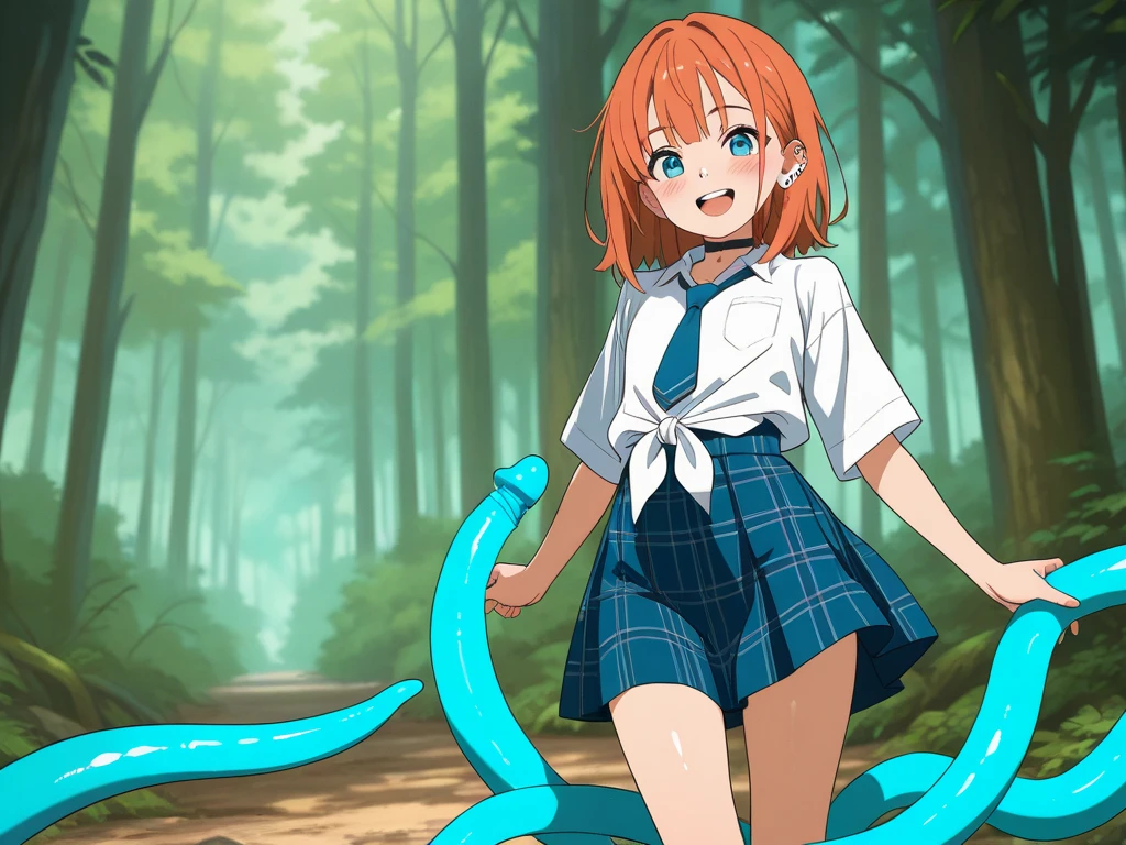 (masterpiece, Highest quality), (((Perfect Anatomy, Anatomically correct))), ((1 Girl)), Long hair, Braiding、Blunt bangs, Light brown hair, happiness, Green Eyes, hair ornaments, School_uniform, short_Dispel, just_feet, blue sky, window, Front view, Insights,The body is slim, Compresses on the chest, ((Beige cardigan,Green pleated skirt、Blue Neck Ribbon、White knee-high socks)),Pastel colored pantiesが見えている、((Pastel colored panties))、((Shiny panties))、((Normal location:1.4))、(((Straddle))),((feetを開いて座らされた…))、((orgasm:1.6)),((((M-shaped legs:1.1))),((Lift up your shirt:1.5)),((Showing off your bra)),(((Lace bra))),Award-winning bra designs、Random Color Bra、((((M-shaped legs:1.1)))、((orgasm:1.3)),((((M-shaped legs:1.1))),(((Sex with a man))),(Vagina Penis),Erotic atmosphere,Stupid,shortness of breath:1.6,((Pussy juice:1.3))