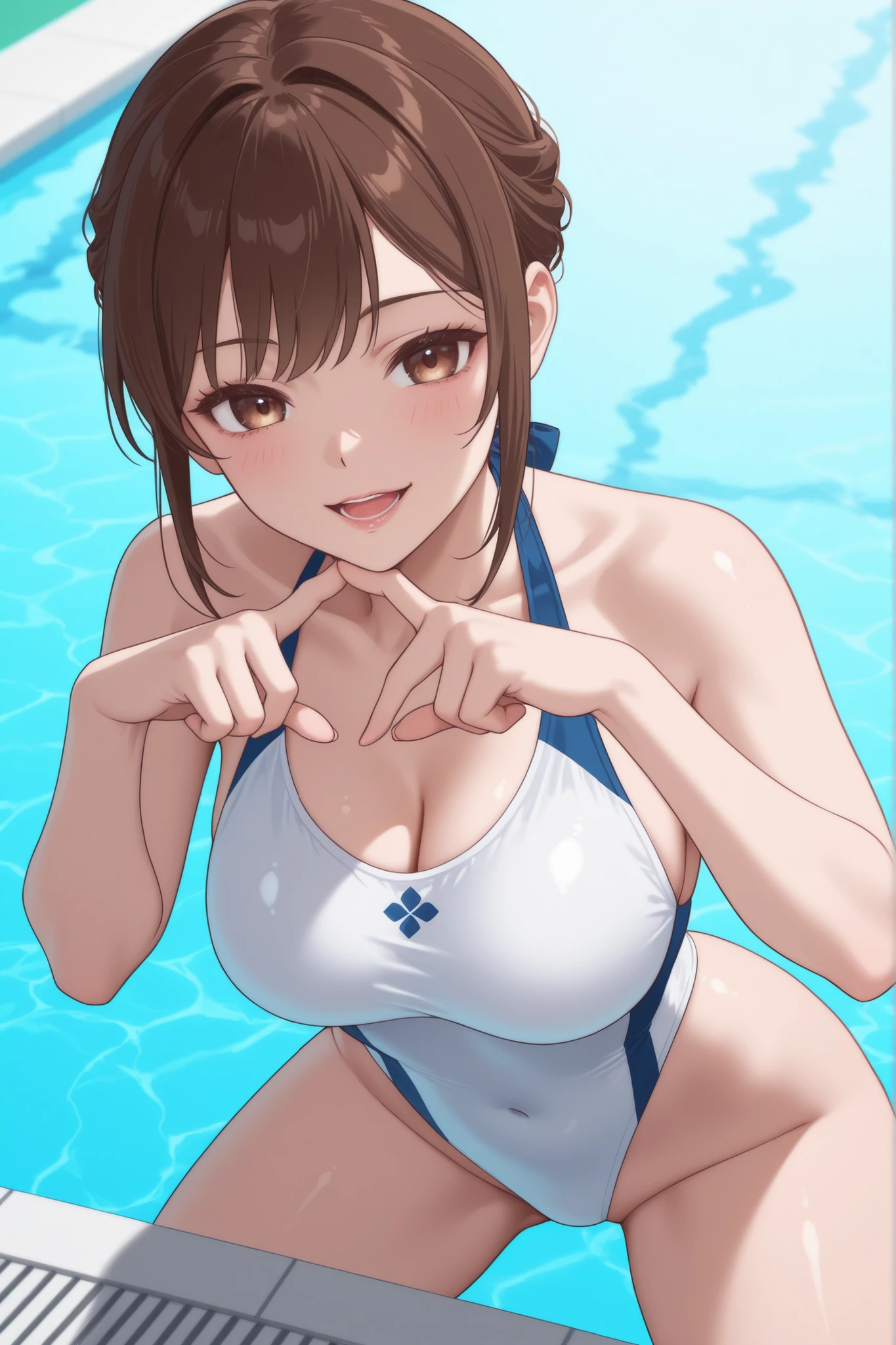 Shigure Kai 3 KanColle Blue Bikini Ribbon Straw Hat High Quality 8k Wet Transparent Shirt Big Nipples Big Bust Breast Milk Squirting Orgasm Ahegao Insanely Detailed Insanely Detailed Eyes Insanely Detailed Face、Insanely detailed body、Insanely detailed skin