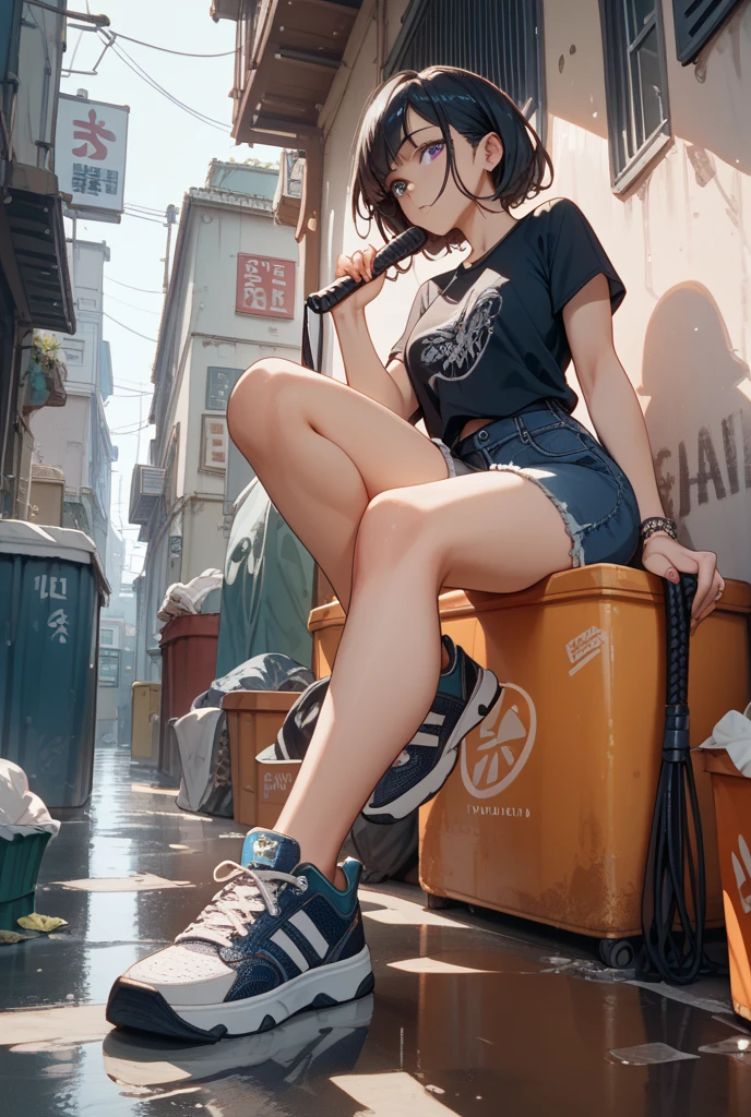 Workplace royal sister,Beautiful posture,White-legged stockings,High-heeledshoes。The ultra-Realistically,lifelike。film