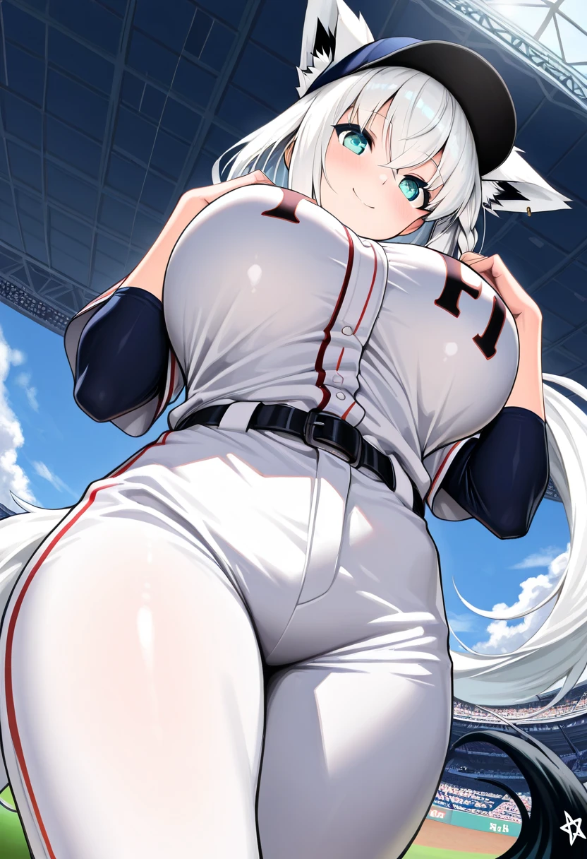 Shark girl, very sexy, big breasts, Japaneseschooluniform