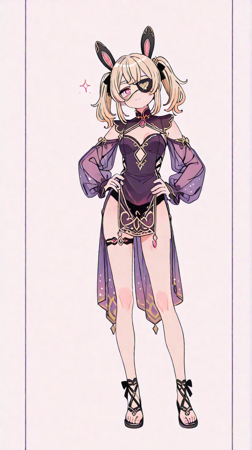 1girl, anime, cute girl, blank background, white background, fantasy, detailed fantasy dress with highlights, beautiful face, beautiful eyes, dark colors, black hair with multicolor streaks, red eye with different color pupil in eye, multicolor eye, medium small breasts (slightly big), slight cleavage, beautiful skin, cute, breast curtains, extremely delicate and beautiful, (beautiful detailed face:1.0), (detailed deep eyes), symmetrical breasts, deep eyes, shiny skin, portrait, slender waist, hips wider than shoulders, thighs, expressionless, young girl, luminous eyes, adorable,(Kpop idol),(aegyo sal:1),(Platinum blonde hair:1),((puffy eye)),Black panty,sexy posture,Superskirt, ultra high resolution,Black collar,slim figure, Abdominal y tattoo, womb tattoo,Tight-fitting leg ring,y tattoo on half-body,Bare skin, Armored hand,Hidden fingertips,Hand covered,Arm covered,Fist covered,{{beautiful detailed fingers}}, tufts of hair, moderate beautiful breast:1.0,(masterpiece:1.2), best quality, high-res, HDR, perfect face, intricate armor, delicate blue filigree, intricate filigree, red metalic parts, detailed part, dynamic pose, dynamic lights,