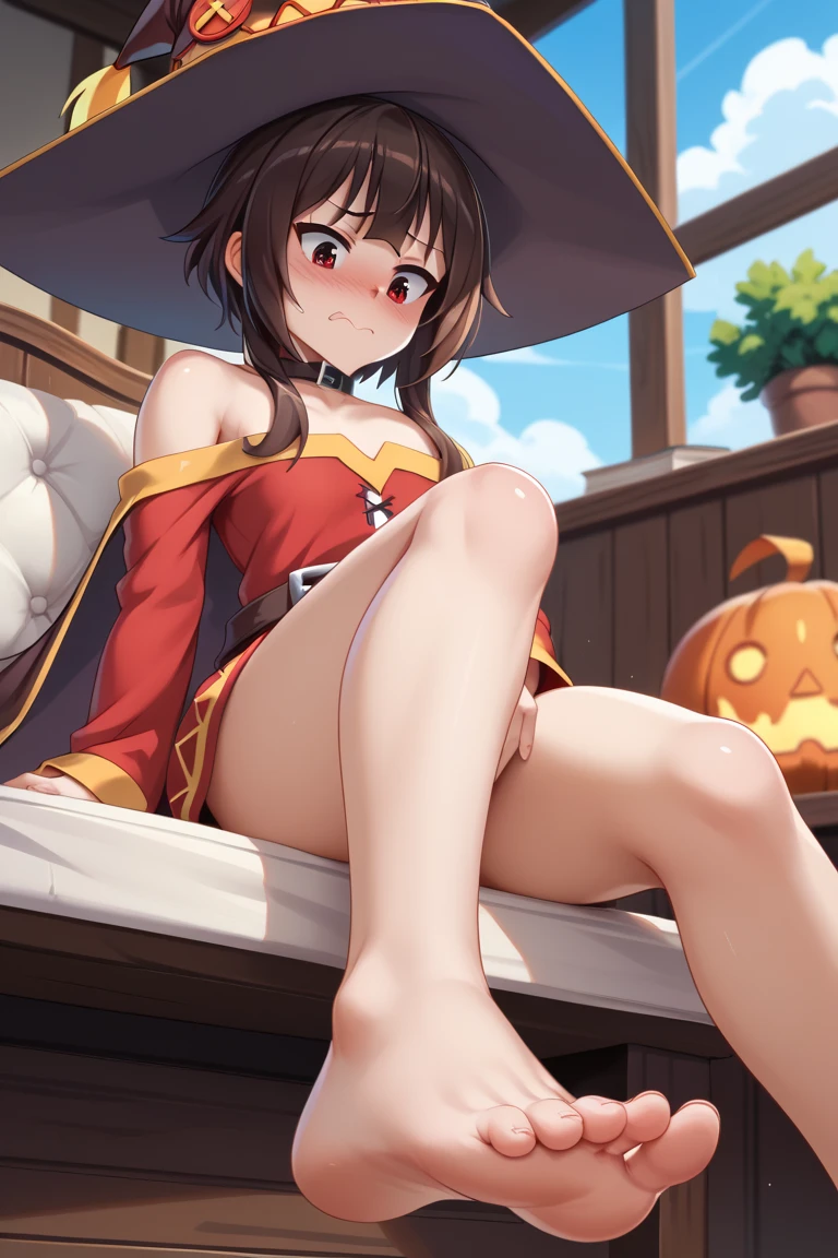 masutepiece, Best Quality, 1girl in, Solo, Yellow eyes, Red hair, Medium chest, Demon Girl, demon tail, Demon Wings, small demonic horns, pointy ear,Twin-tailed, Bat hair ornament, Cape, White shirt, White legwear, stuffed toy, plushies, beret, gloves, Bangs, hat,fullnude,All ,Open your crotch,take bath,taking shower,enter hot spring,,urinate,Foam on the body,Opening Mouth,Foam flows from the mouth,