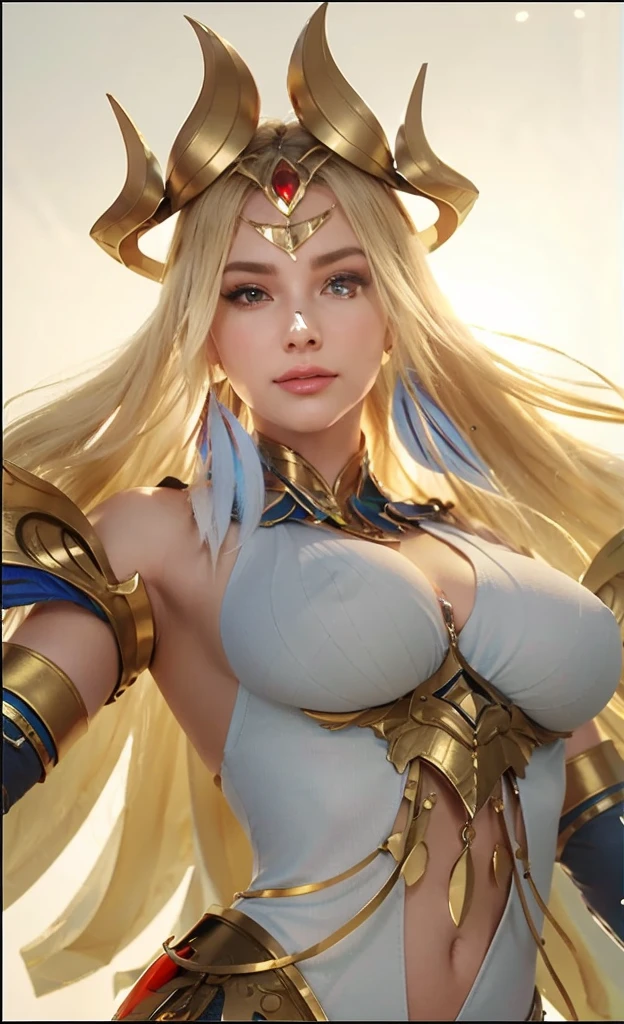 The gold element makes girls,Gold and silver diamonds adorn the body,The entire fuselage consists of golden elements,Delicate figure,((Masterpiece:1.2),highest quality:1.1),(dynamic angle:1.2,dynamicposes:1.2,softlighting:1.1), Solo,Textured skin,Beauty tips,Pick dyeing,Crescent headdress,Heavy makeup,Ribbons,Crescent earrings,There are precious stones on the forehead,Beauty mole,Heterochromic pupils,Light smile,A high resolution