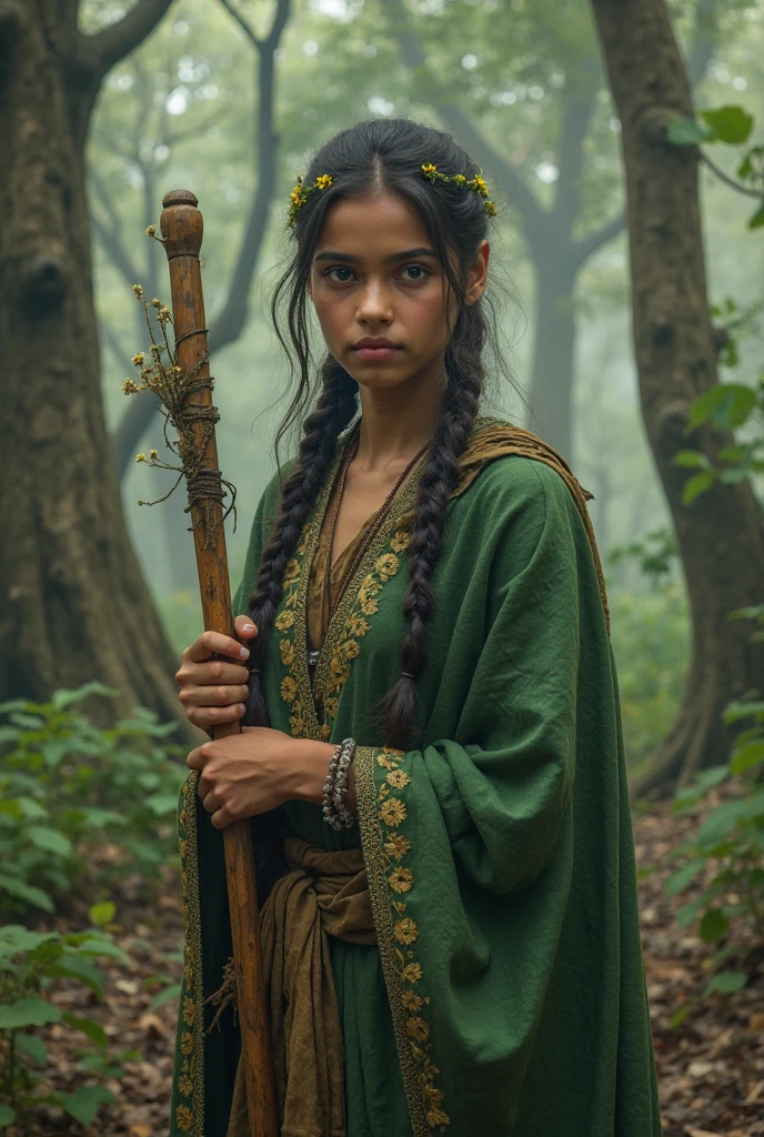 (very close shot, zoomed in face portrait:1.3) photo of a (Ramachandra Mauryan fantasy style:1.5) thinking, (closed mouth:1.5) romantic amateur petite young 28 year old (Indian:1.5) (elf:1.5) woman with (tan skin:1.1), medium curly brown hair, (large breasts:1.3), toned ass, (perfect hands:1.3).
She is wearing (elven armor:1.1).
She is bending facing right, in a (magical enchanted Mauryan fantasy:1.3) village with animals and people. noon, overcast.
detailed skin texture, detailed cloth texture, detailed face, (intricate sharp details:1.5), ultra high res