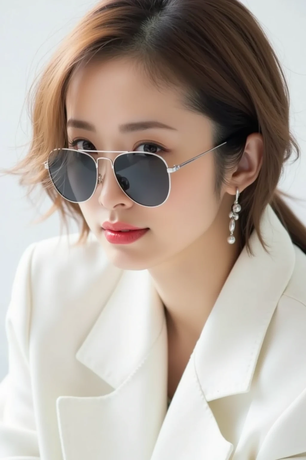 Sunglasses, (masterpiece, best quality:1.2), a sunglasses model in ...