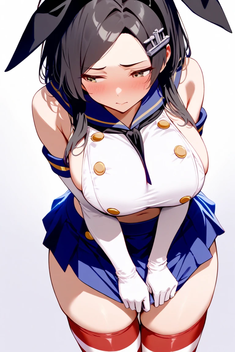 {{{masterpiece}}}, {{{best quality}}}, {{ultra-detailed}}, {illustration}, {{an extremely delicate and beautiful}}, 8k, nsfw, Kitasan Black(uma musume: pretty derby), cute face, animal ears, short hair, streaked hair, hair ornament, medium breasts, thin waist, big hips, curvaceous, horse tail, cleavage, clothing cutout, detached sleeves, shimenawa, skirt, black thighhighs, thighs, zettai ryouiki, BREAK, NSFW, A man and a woman are having intense sex that drives them crazy, ((1man and 1woman,having sex)), (SEX:1.5), (reverse suspended congress:1.3), Rear cowgirl position, straddle the waist, {{{vaginal penis}}}, hetero, sex with men, nipples, large penis, veiny penis, testicles, sex from behind, open vagina, clitoris, nail, spread legs, {{open vagina, spread pussy, pussy, clitoris glans, urethra, vaginal opening, labia minora, uterus, smooth pussy}}, taking off clothes, open clothes, Open shirt, open jacket, breasts, nipples, lift up skirt, blush,open mouth,embarrassed,naughty expression, raise your legs, M-shaped spread your legs, {{{uncensored}}}, dark-skinned male, dark skin, interracial, netorare, hug behind, male body, man's lower body