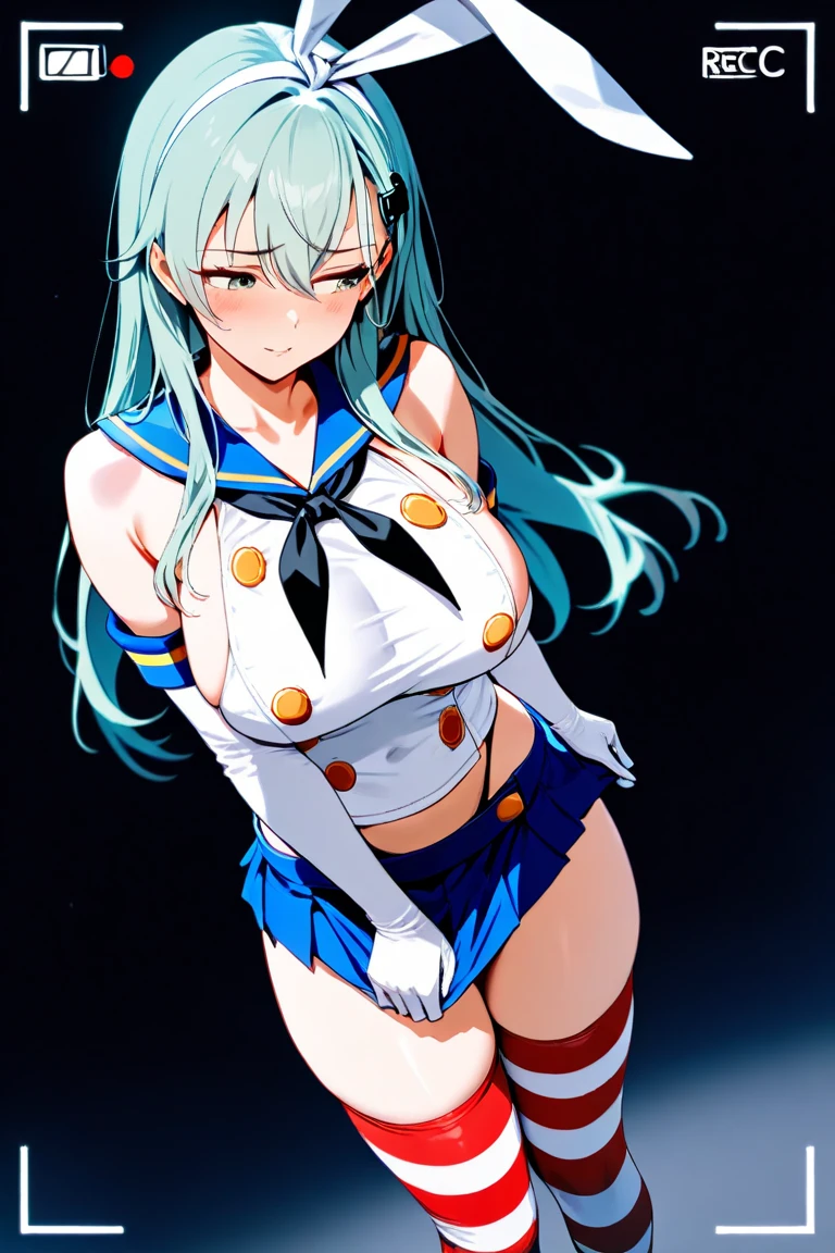 Young slender girl Aqua gives fat little boy with bare legs, having sex with a fat little boy with bare legs. Little boy from behind squeezes girl's ass and inserts penetration, side view