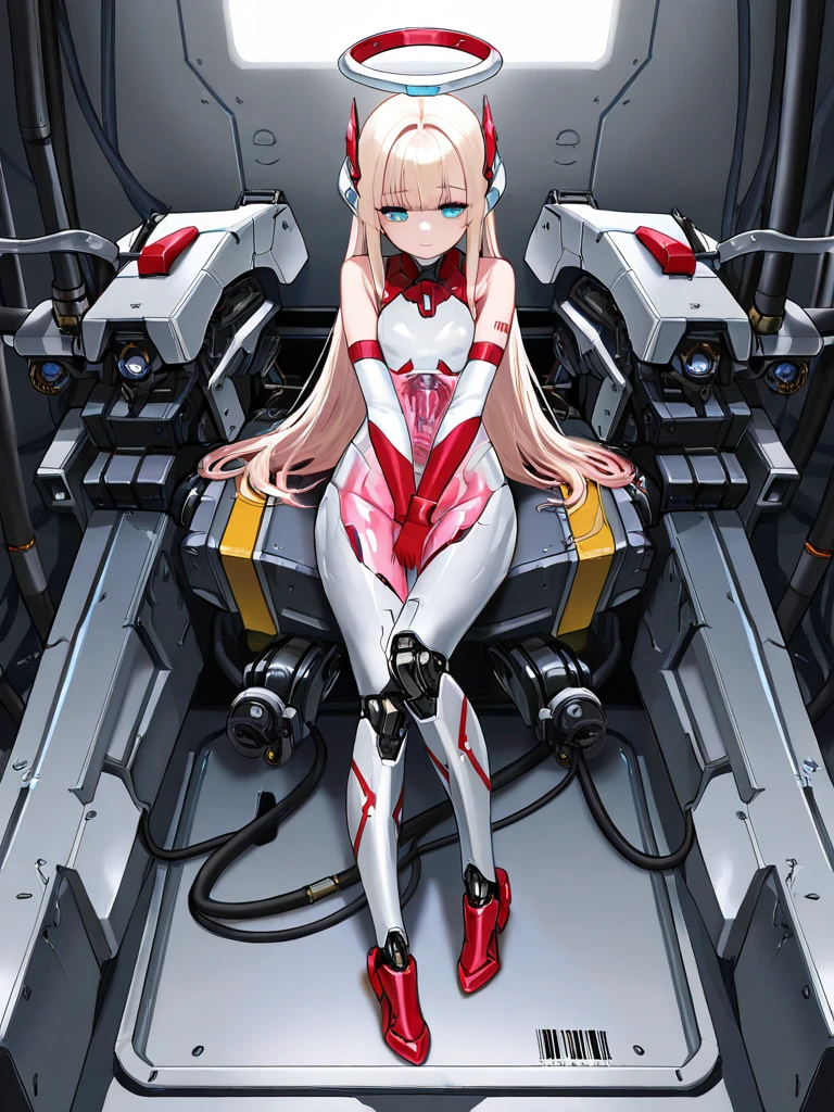 High quality, high definition images, full HD、
8k.(1white long hair ai cyborg girl )、(black on white cyborg body) , many mechanisms are visible,Many red lights on the exterior、Future cyber room,soaking in the bathtub in the bathroom Her chest is out of the bathtub.A large amount of red roses are scattered in the bath.Pick up a rose in the bath kissing a rose,
