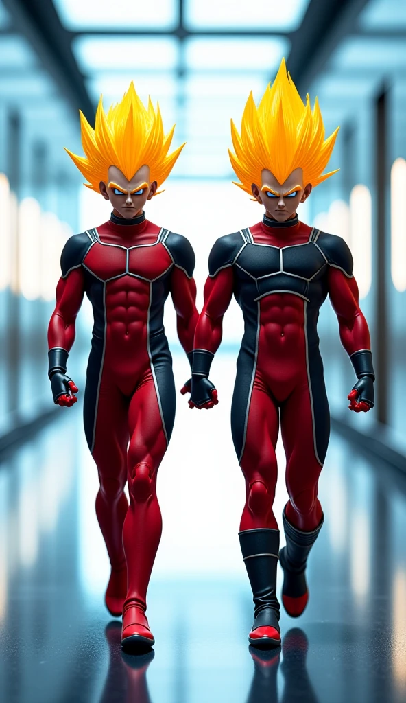 Brazilian male ultra twins superhero