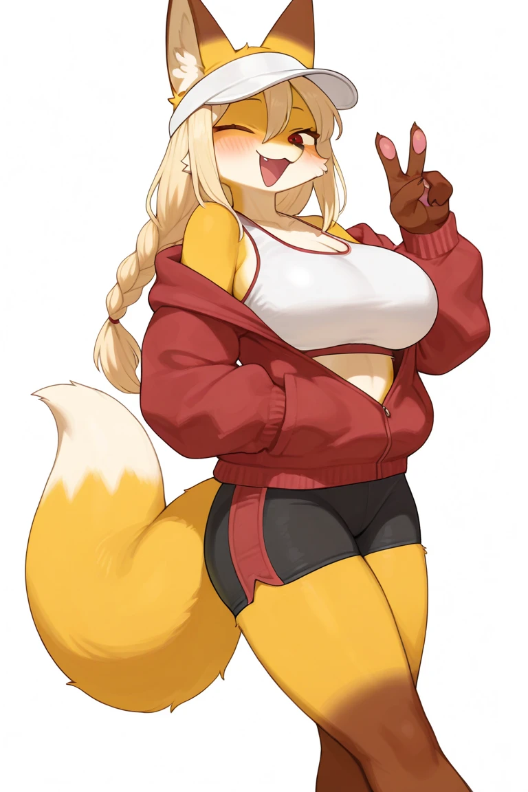 ,solo,(fox_girl:1.2),(gym_shirt:1.2),(tight_pants:1.2),(blonde_hair:1.2),(Smirk:1.2),(Straddling:1.2),(cow_ears:1.2),(gym:1.2)